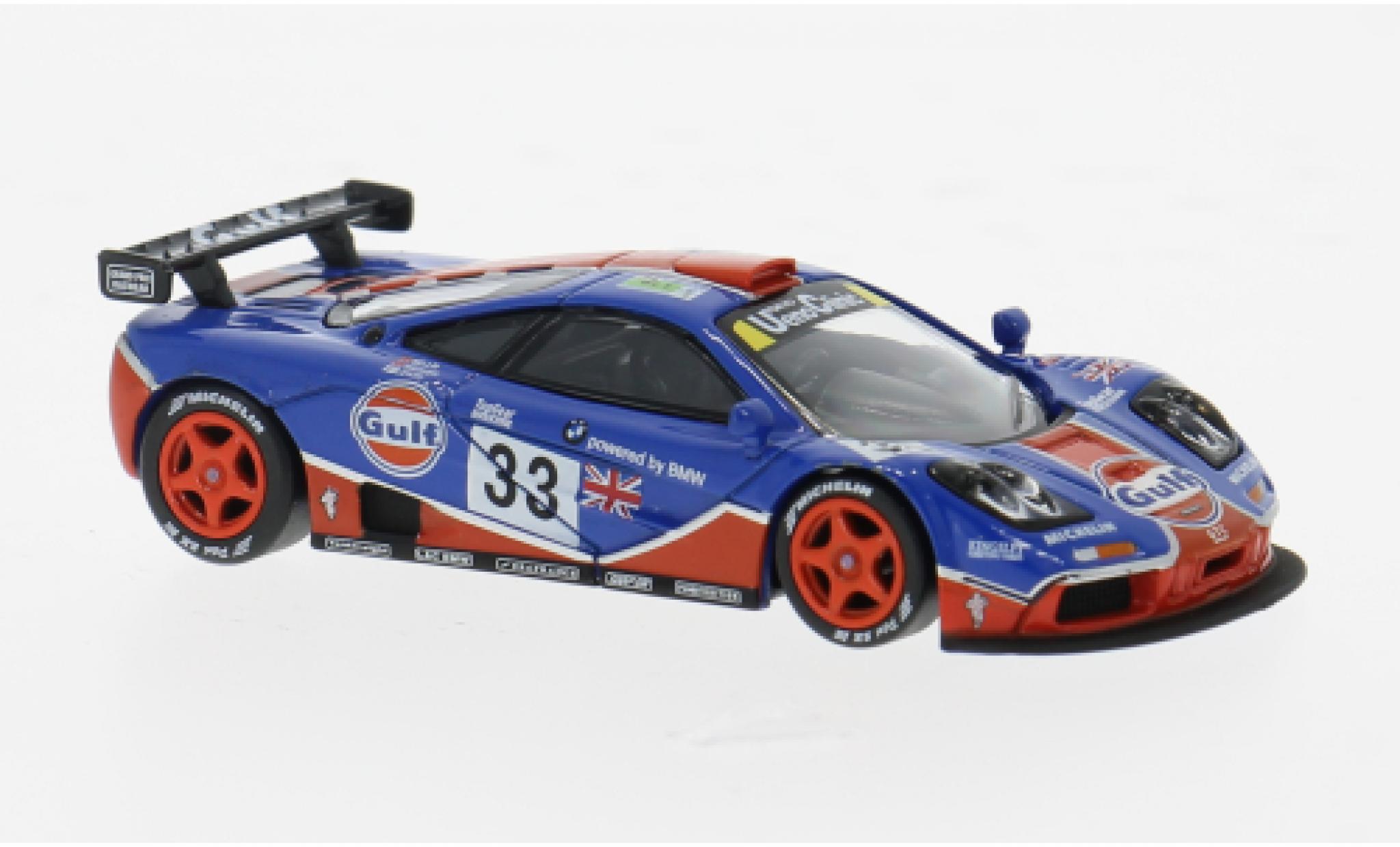 McLaren F1 1/64 Mini GT GTR 24h Le Mans 1996 #33 1:64 modellino in miniatura