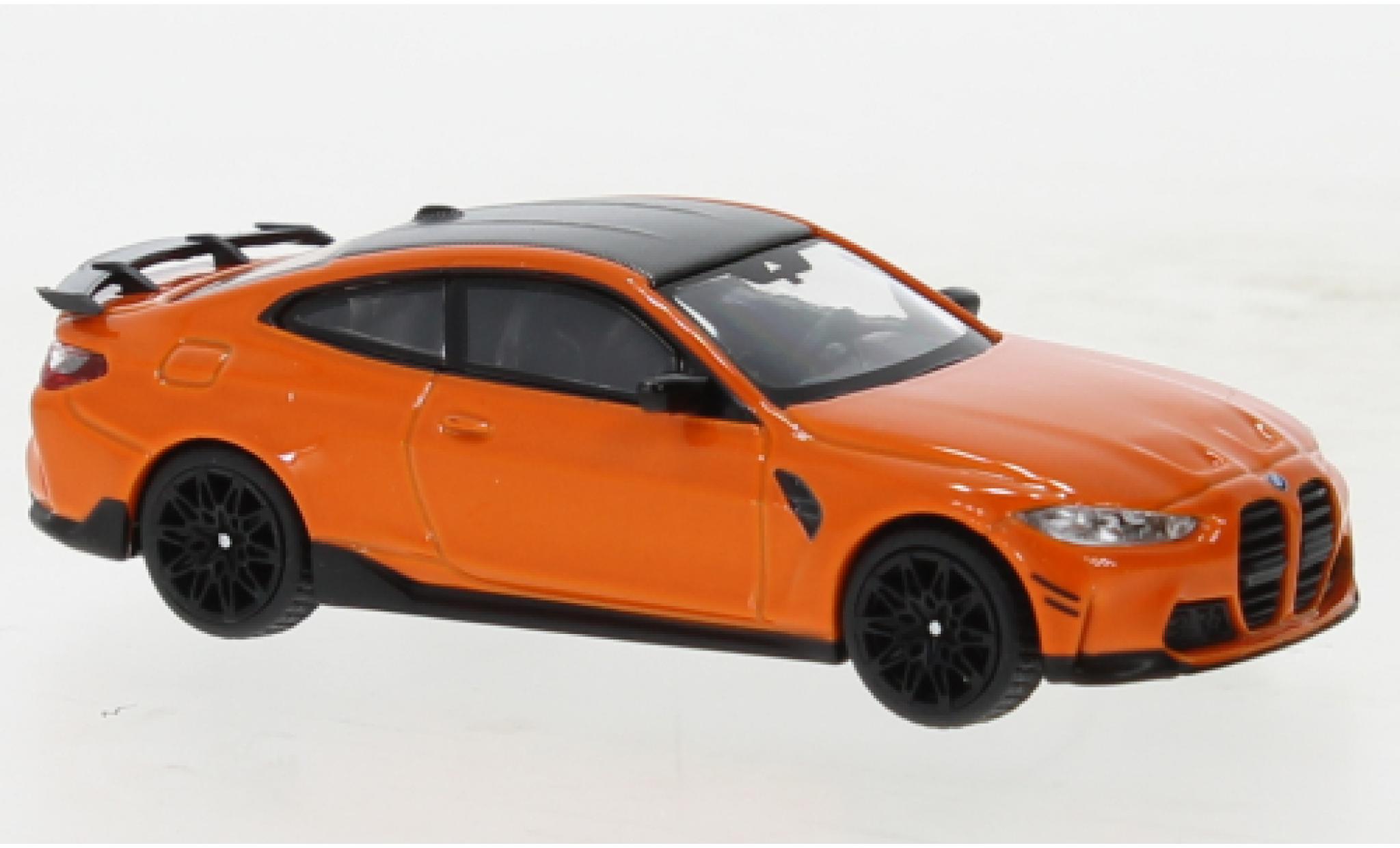 Bmw M4 1/64 Mini GT (G82) M-Performance orange modellino in miniatura
