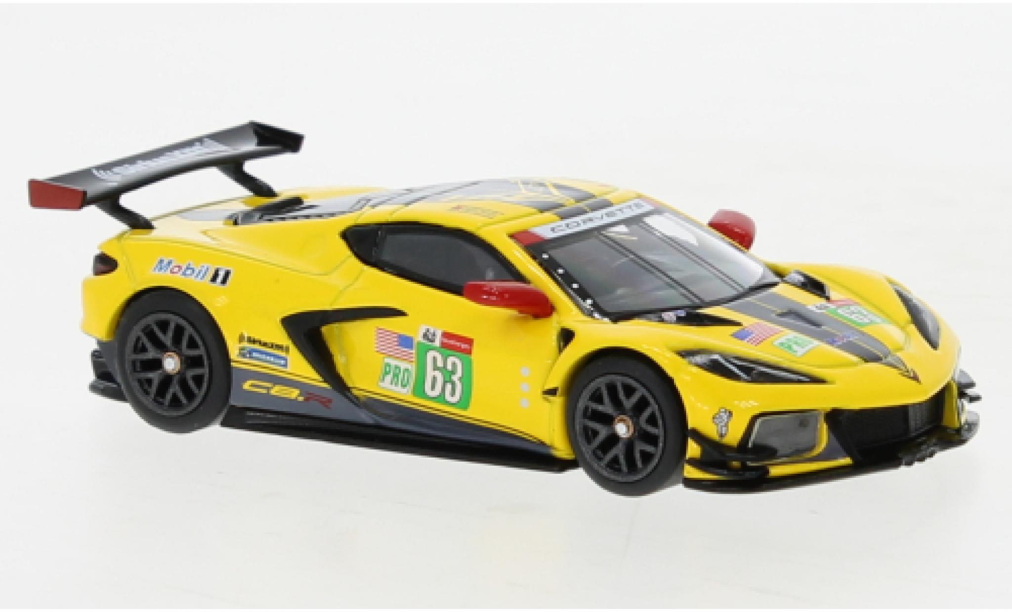 Chevrolet Corvette 1/64 Mini GT C8.R No.63 Racing 24h Le Mans 2021 modellino in miniatura
