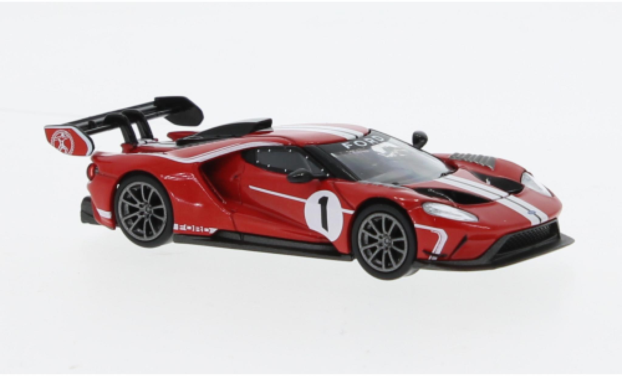 Ford GT 1/64 Mini GT Heritage Edition rosso modellino in miniatura