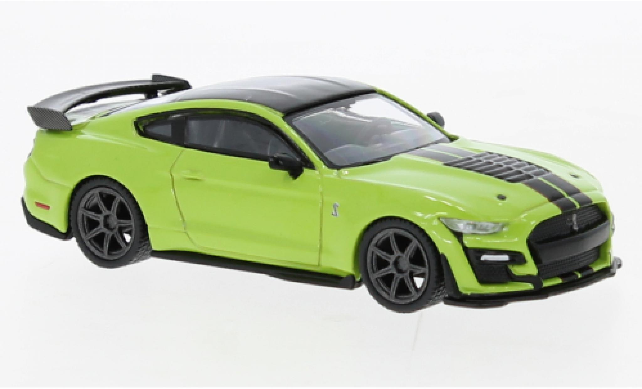 Shelby GT 500 1/64 Mini GT Ford Mustang verde modellino in miniatura