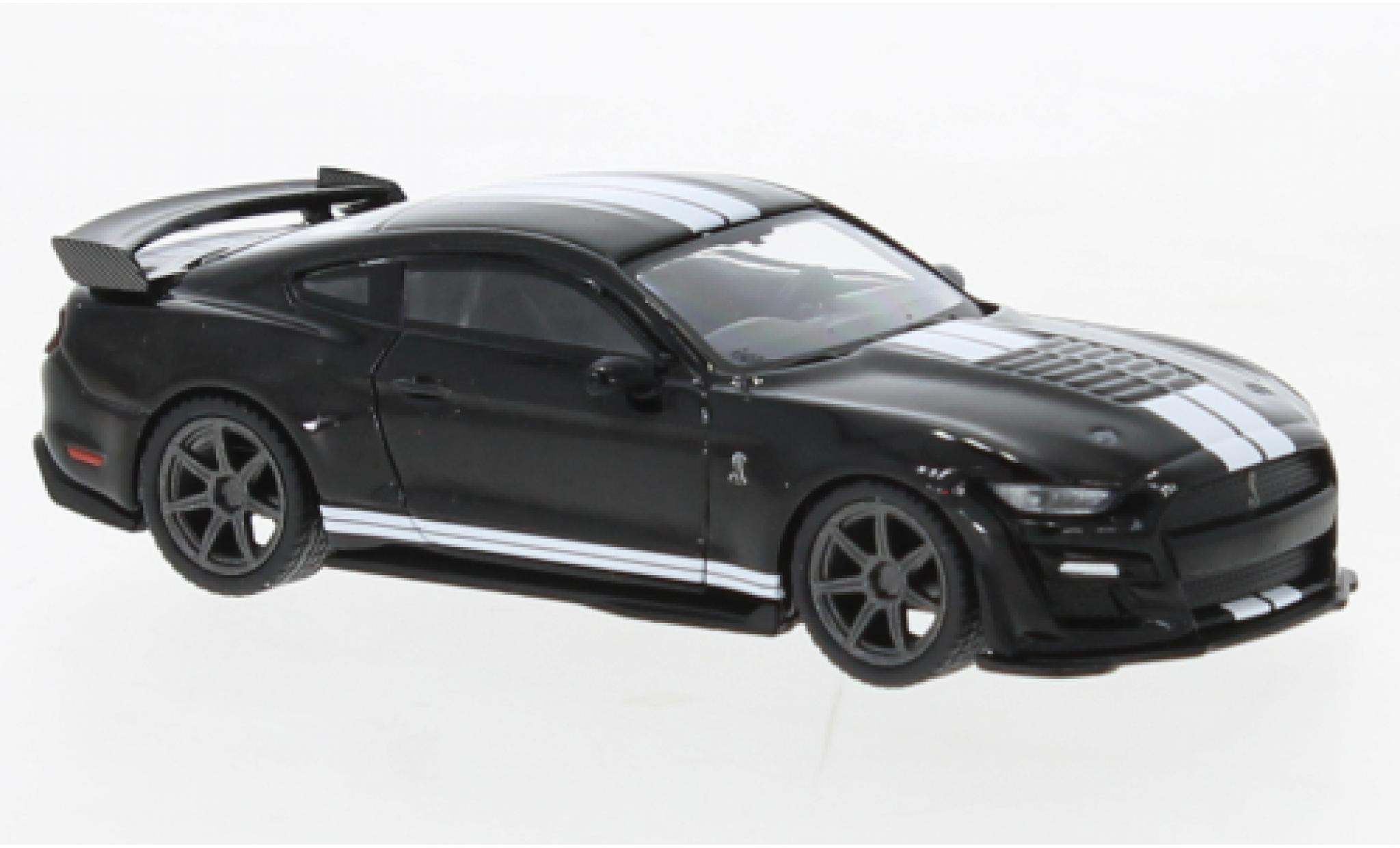Shelby GT 500 1/64 Mini GT Ford Mustang nero modellino in miniatura
