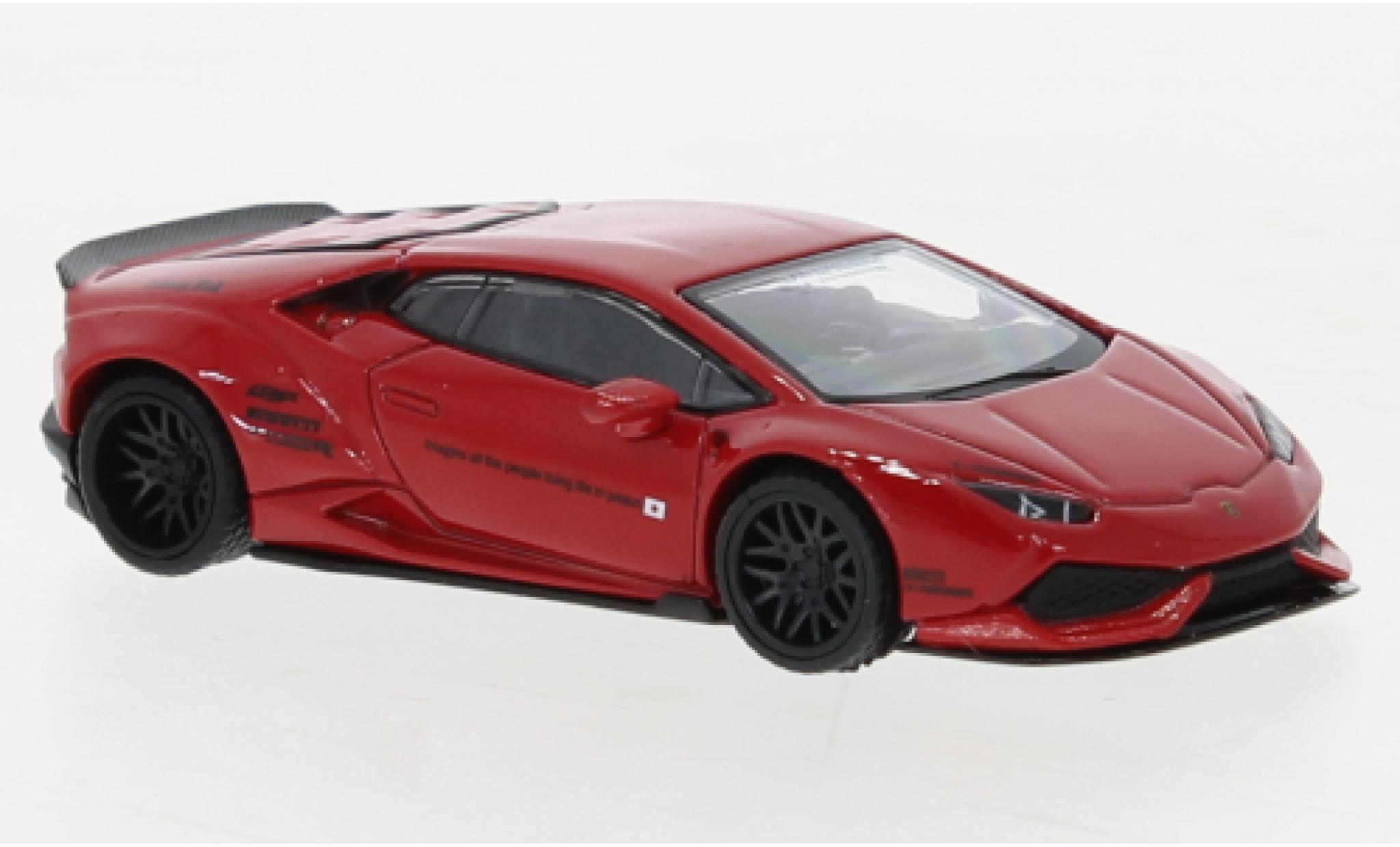 Lamborghini Huracan 1/64 Mini GT LB Works rosso modellino in miniatura