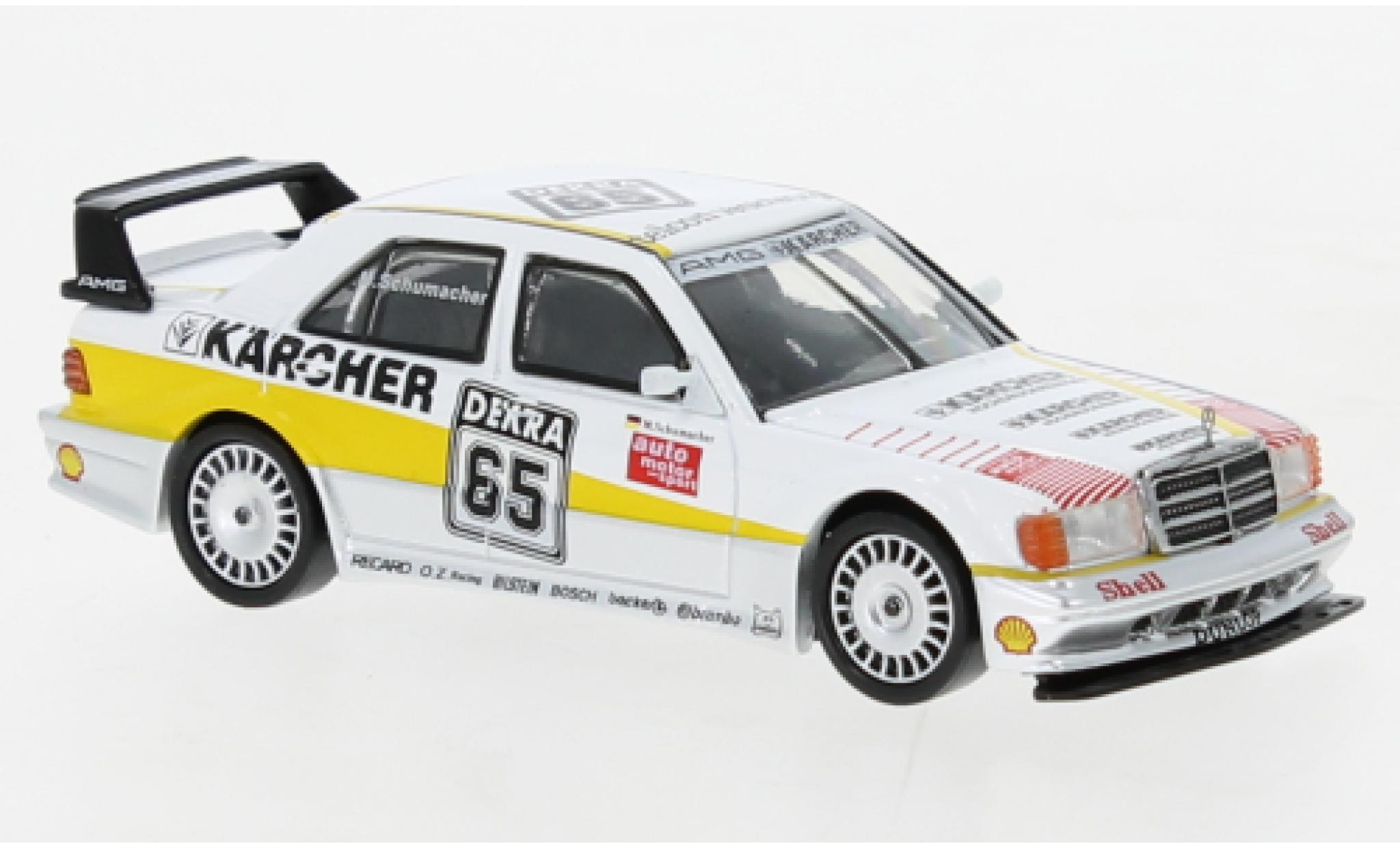 Mercedes 190 1/64 Mini GT E 2.5-16 Evo 2 (W201) No.65 Kärcher DTM 1990 modellino in miniatura