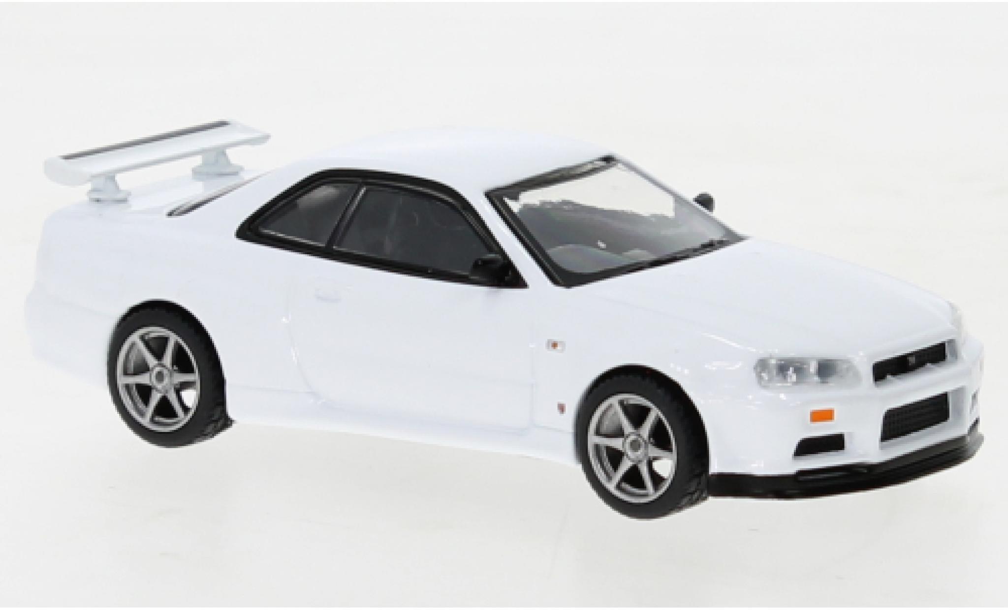 Nissan Skyline 1/64 Mini GT GT-R (R34) V-Spec RHD modellino in miniatura