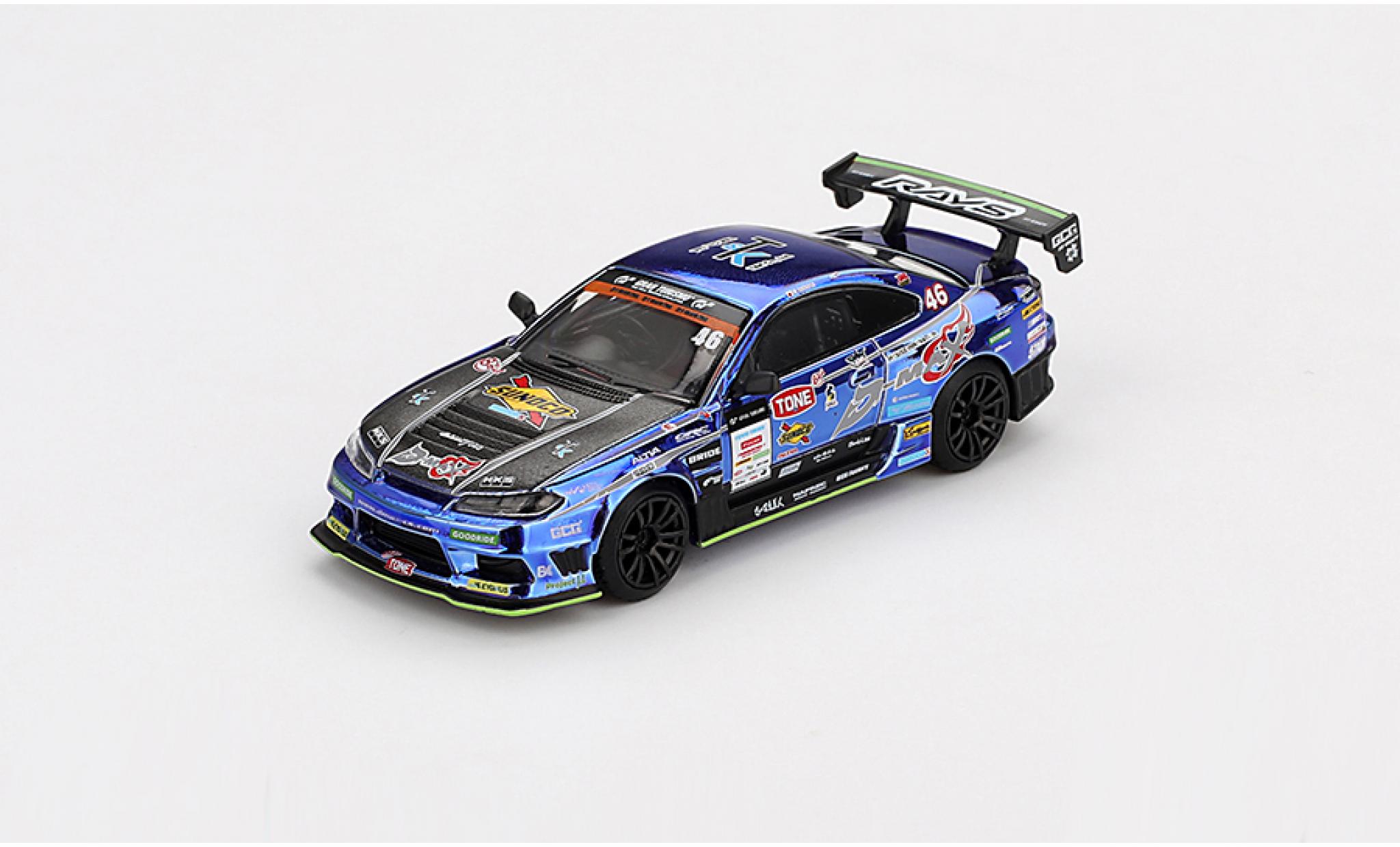 Nissan Silvia 1/64 Mini GT (S15) D1 Grand Prix 2023 D-MAX Racing #46 1:64 modellino in miniatura