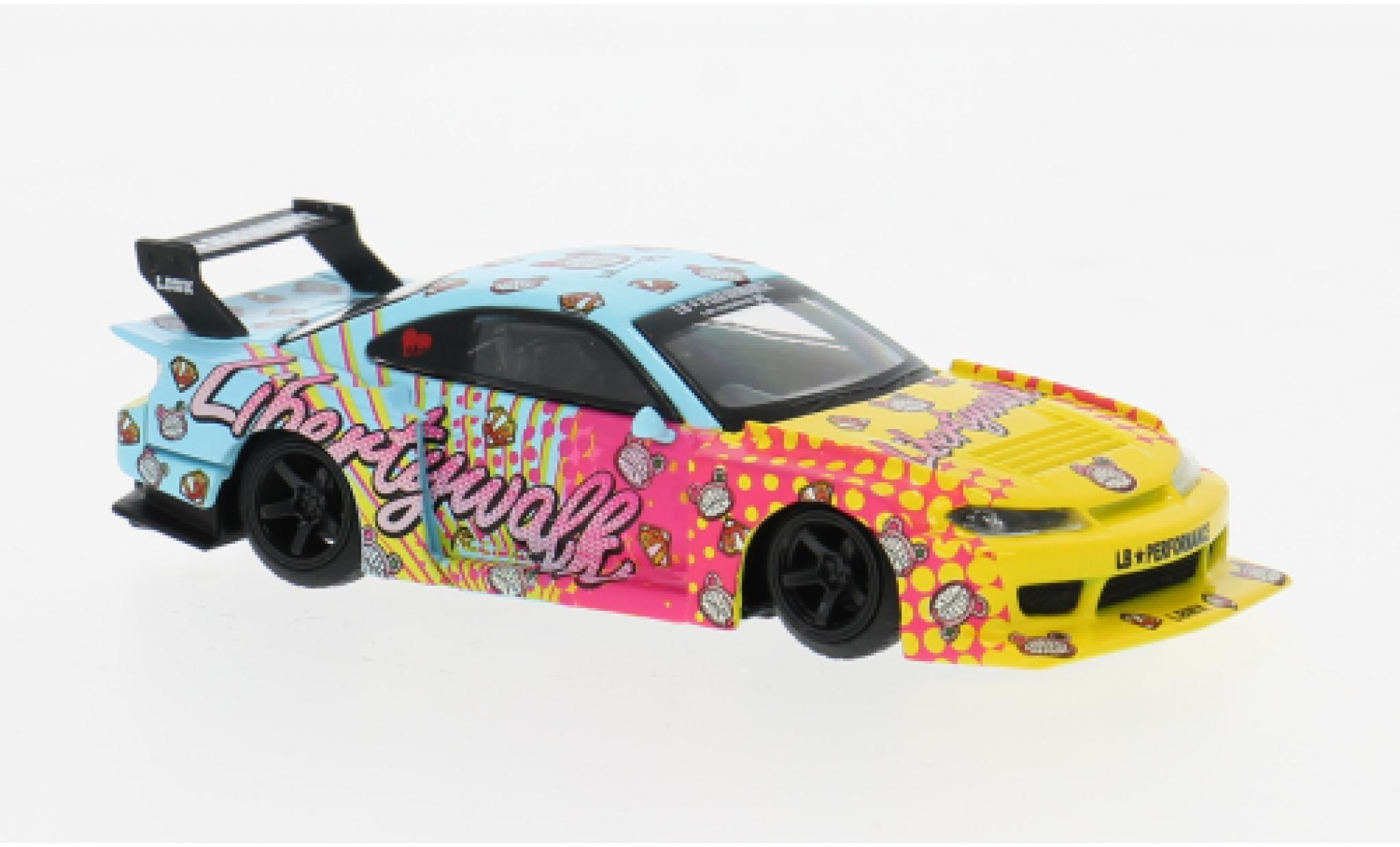 Nissan Silvia 1/64 Mini GT S15 LB-Super Silhouette Kuma 1:64 modellino in miniatura