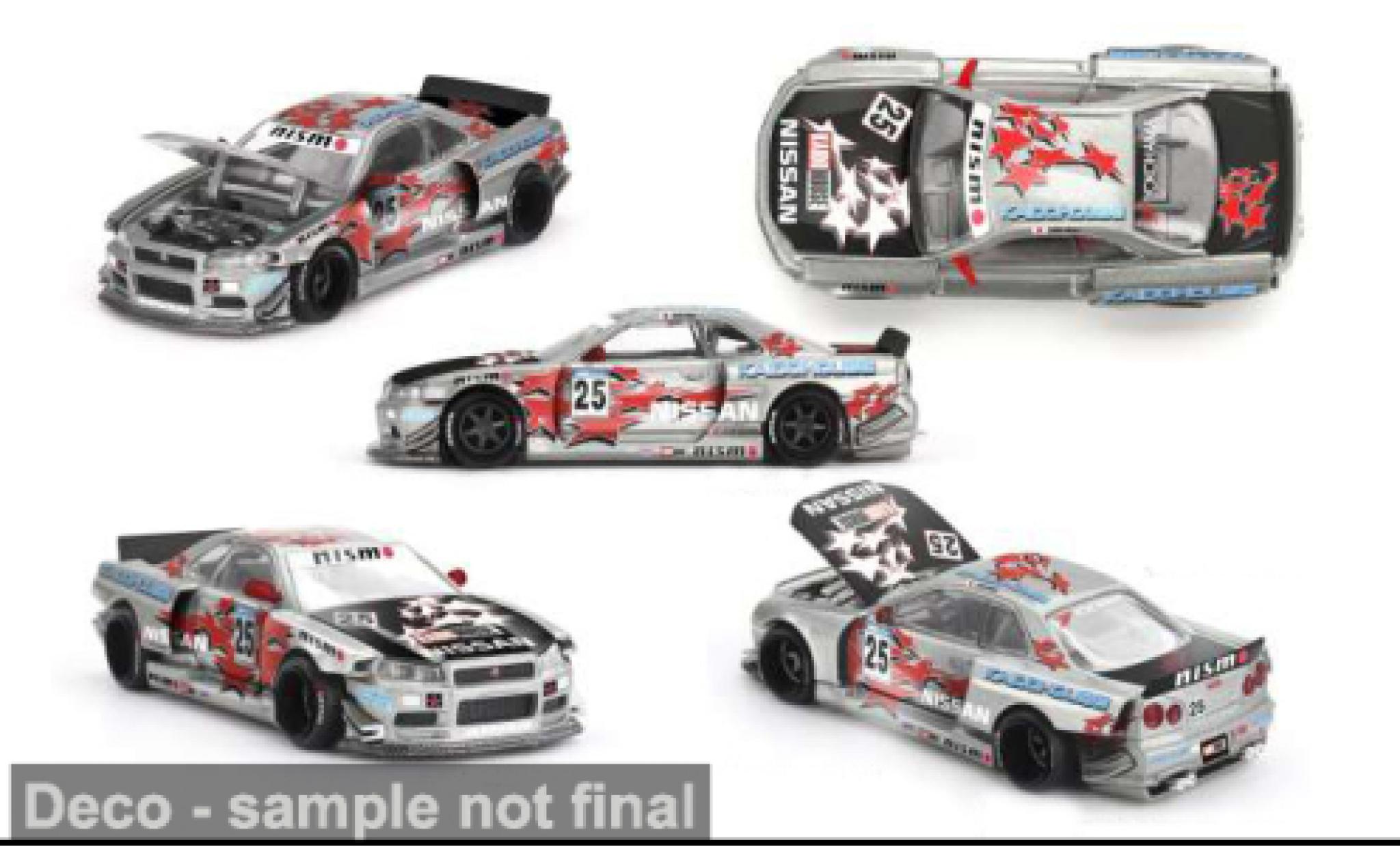 Nissan Skyline 1/64 Mini GT GT-R (R34) 1999 Kaido Star Racing 1:64 modellino in miniatura