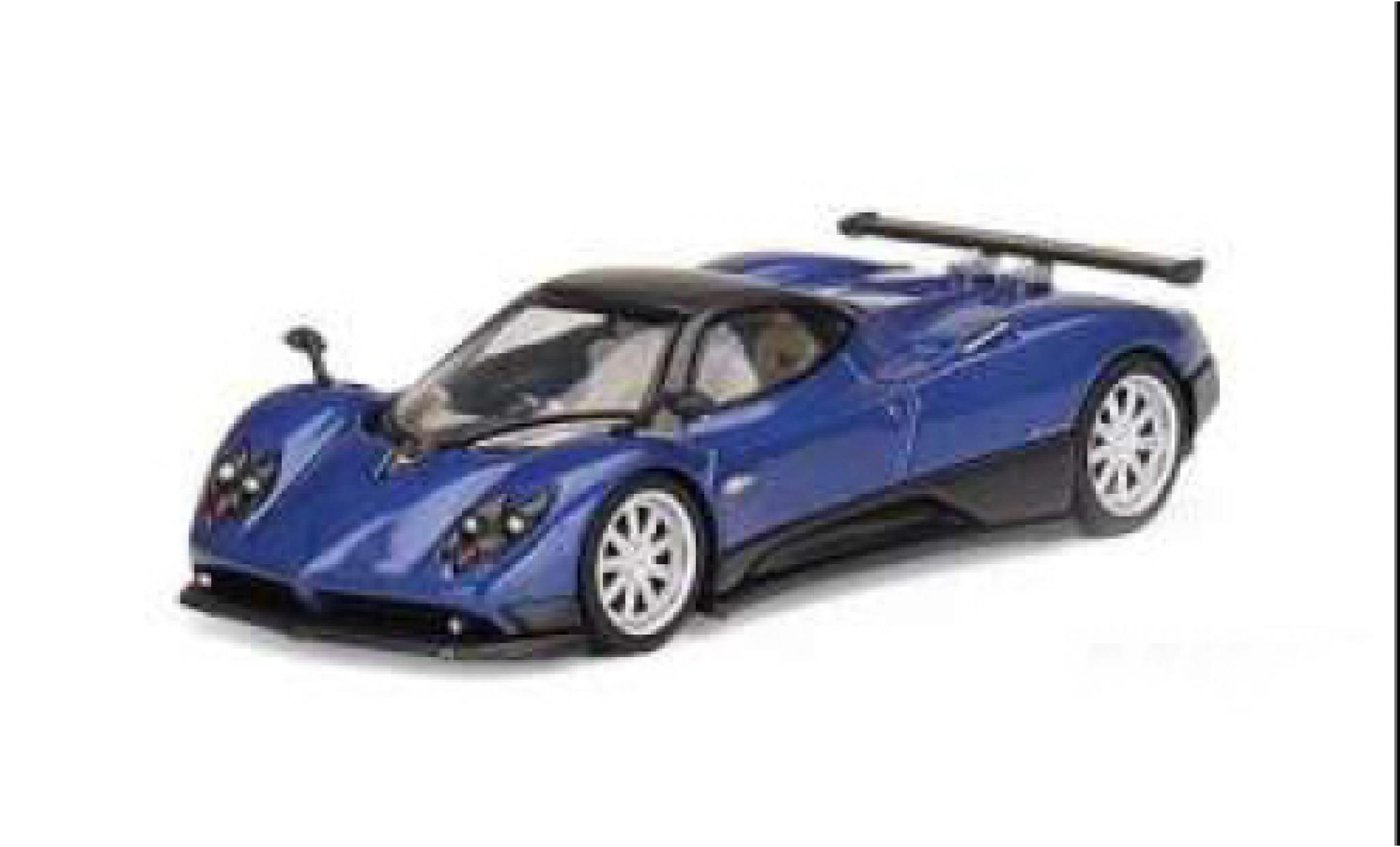 Pagani Zonda 1/64 Mini GT F blau 2021 1:64 modellino in miniatura