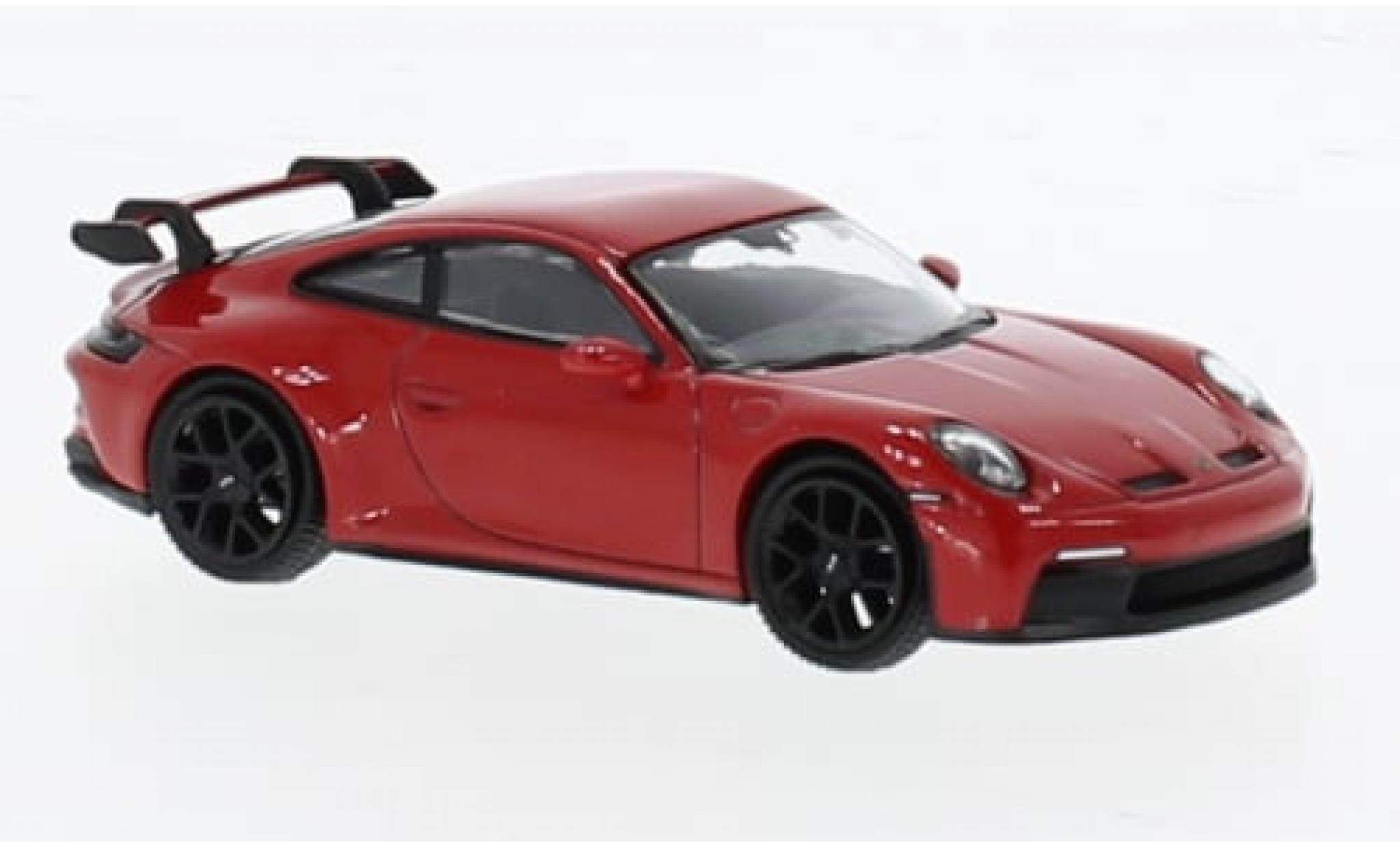Porsche 992 GT3 1/64 Mini GT 911  rot 1:64 modellino in miniatura