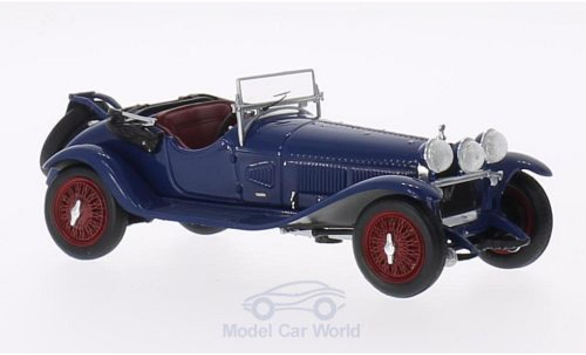 Alfa Romeo 6C 1/43 Minichamps 1750 G.S. blu RHD 1930 modellino in miniatura