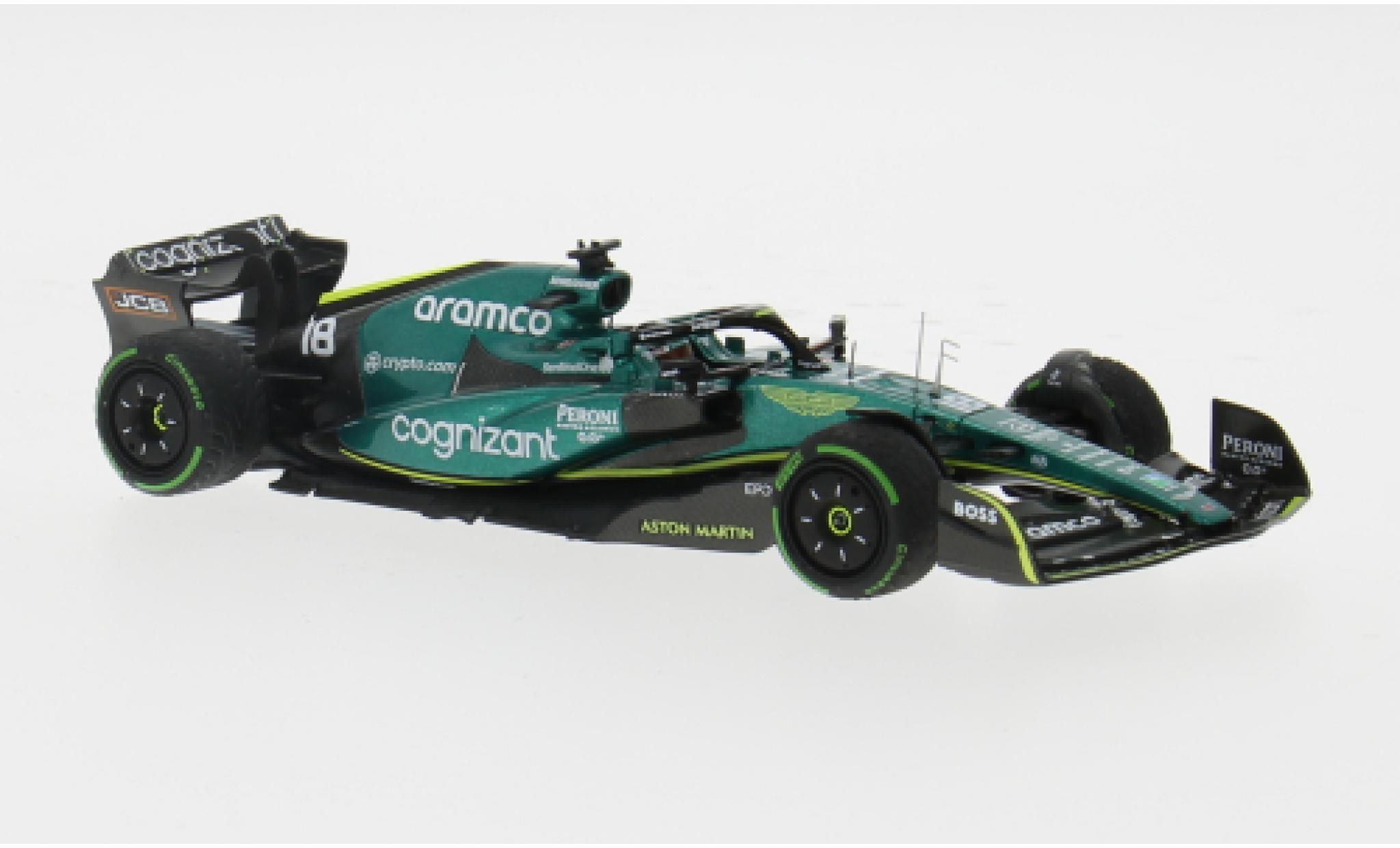 Aston Martin AMR2 1/43 Minichamps 2 No.18 Aramco Cognizant F1 Team Cognizant Formel 1 GP Singapur 2022 1:43 modellino in miniatura