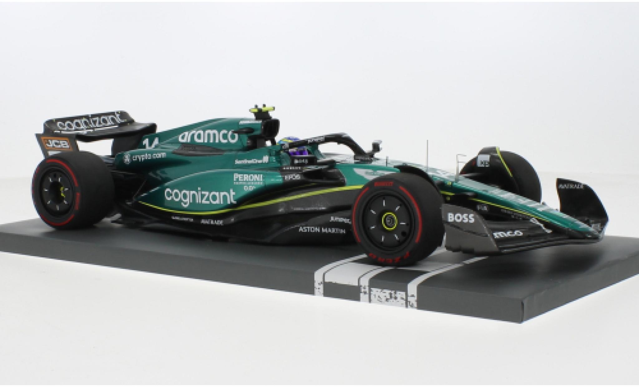 Aston Martin AMR2 1/18 Minichamps 3 No.14 Aramco Cognizant F1 Team Cognizant Formel 1 GP Australien 2023 1:18 modellino in miniatura