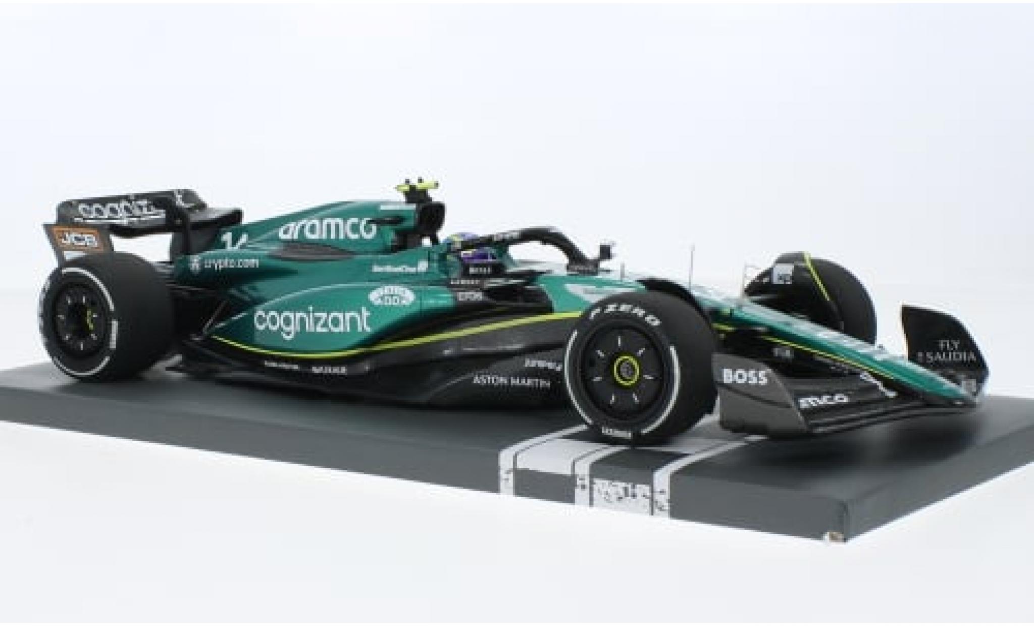 Aston Martin AMR2 1/18 Minichamps 3 No.14 Aramco Cognizant F1 Team Cognizant Formel 1 GP Saudi Arabien 2023 1:18 modellino in miniatura