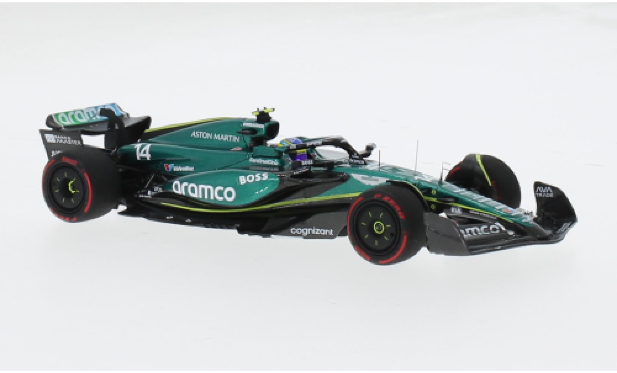 Aston Martin AMR2 1/43 Minichamps 4 No.14 Aramco F1 Team Aramco Formel 1 2024 1:43 modellino in miniatura