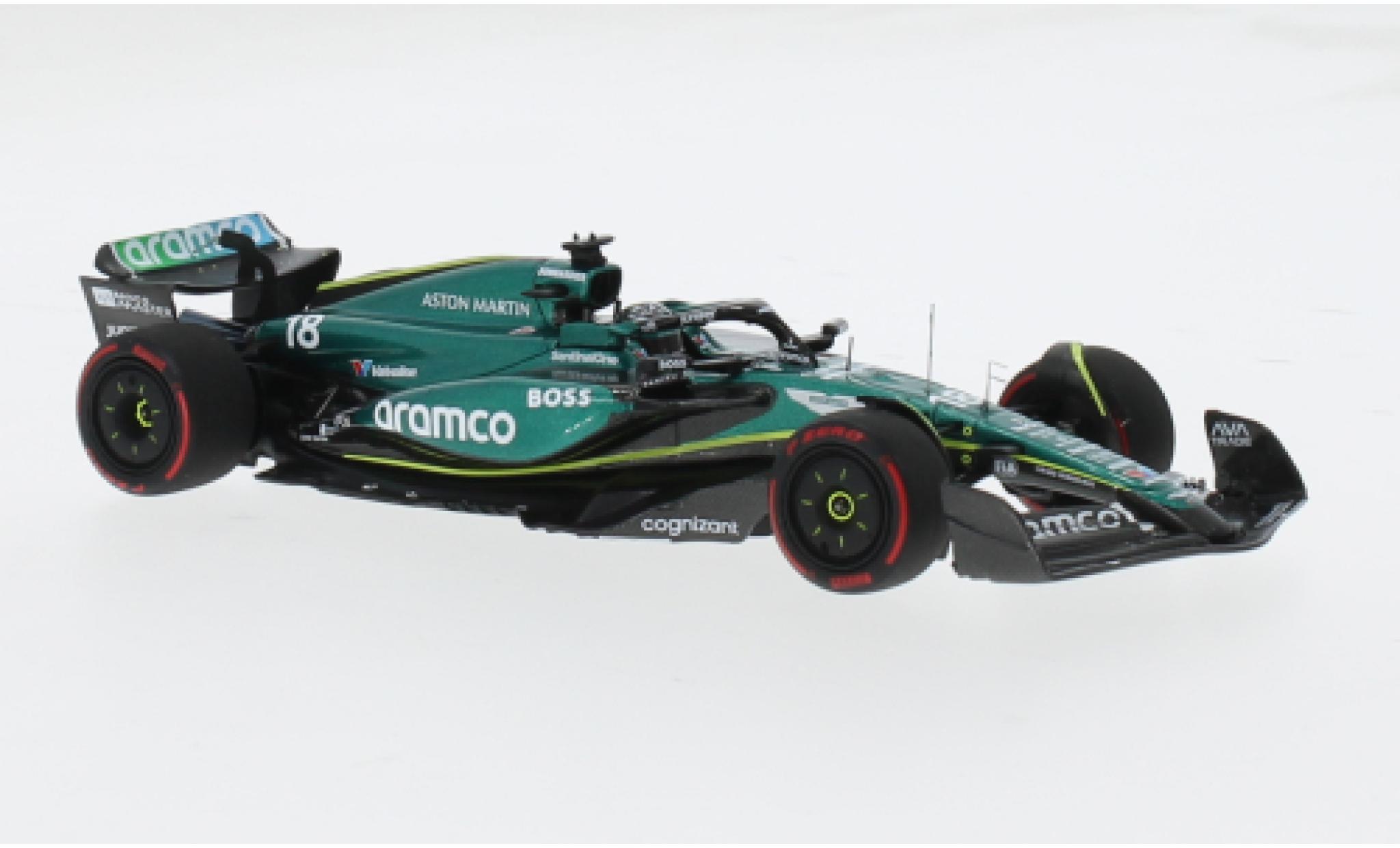 Aston Martin AMR2 1/43 Minichamps 4 No.18 Aramco F1 Team Aramco Formel 1 2024 1:43 modellino in miniatura