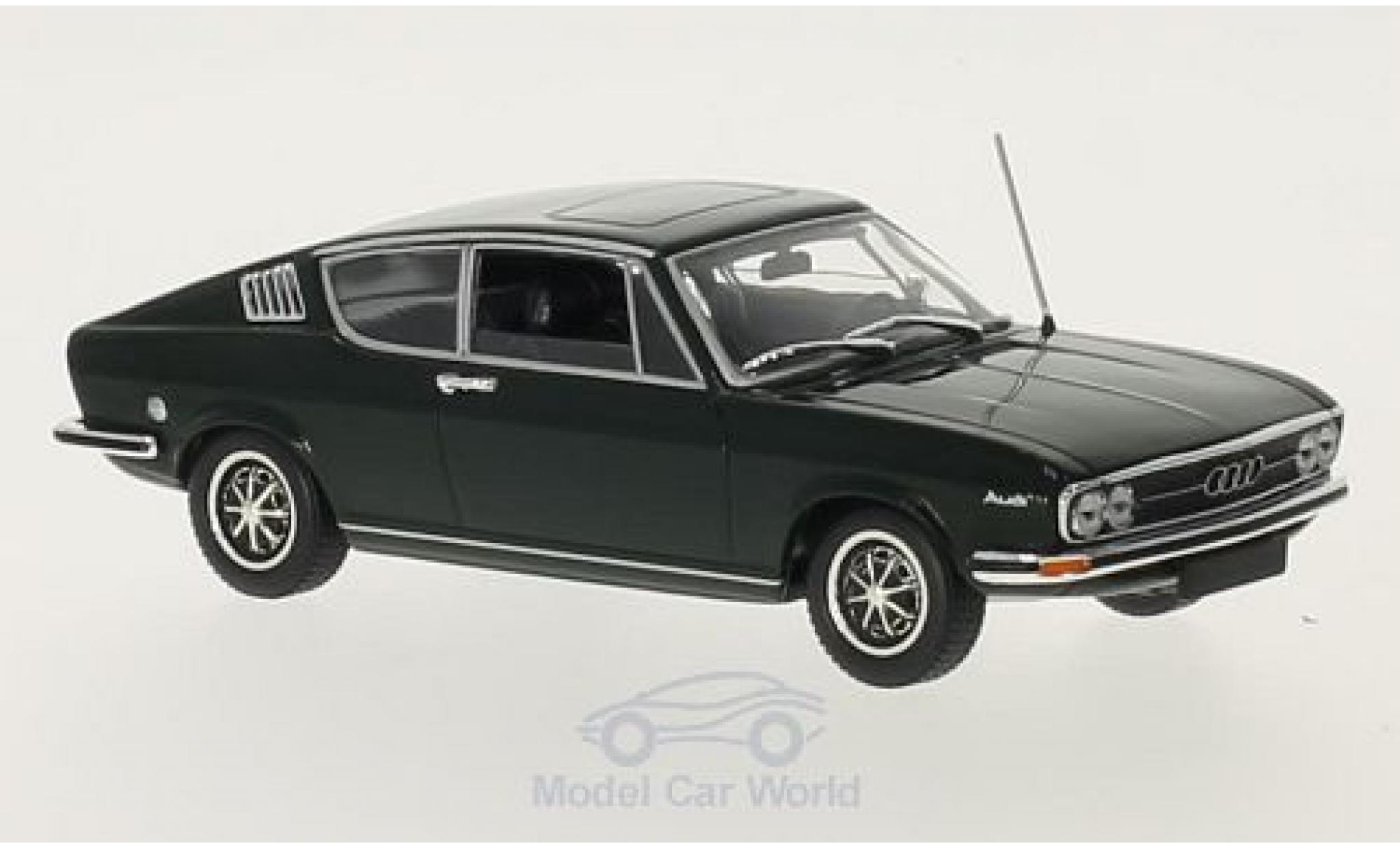 Audi 100 1/43 Minichamps Coupe S verde 1969 modellino in miniatura