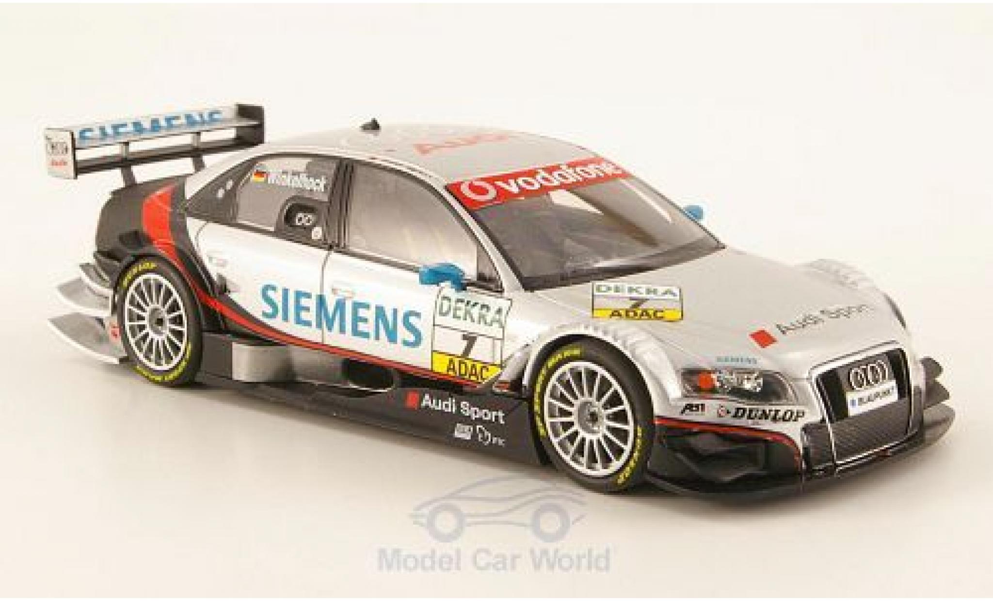 Audi A4 DTM 1/43 Minichamps DTM No.7 Team Abt Siemens DTM 2007 M.Winkelhock modellino in miniatura