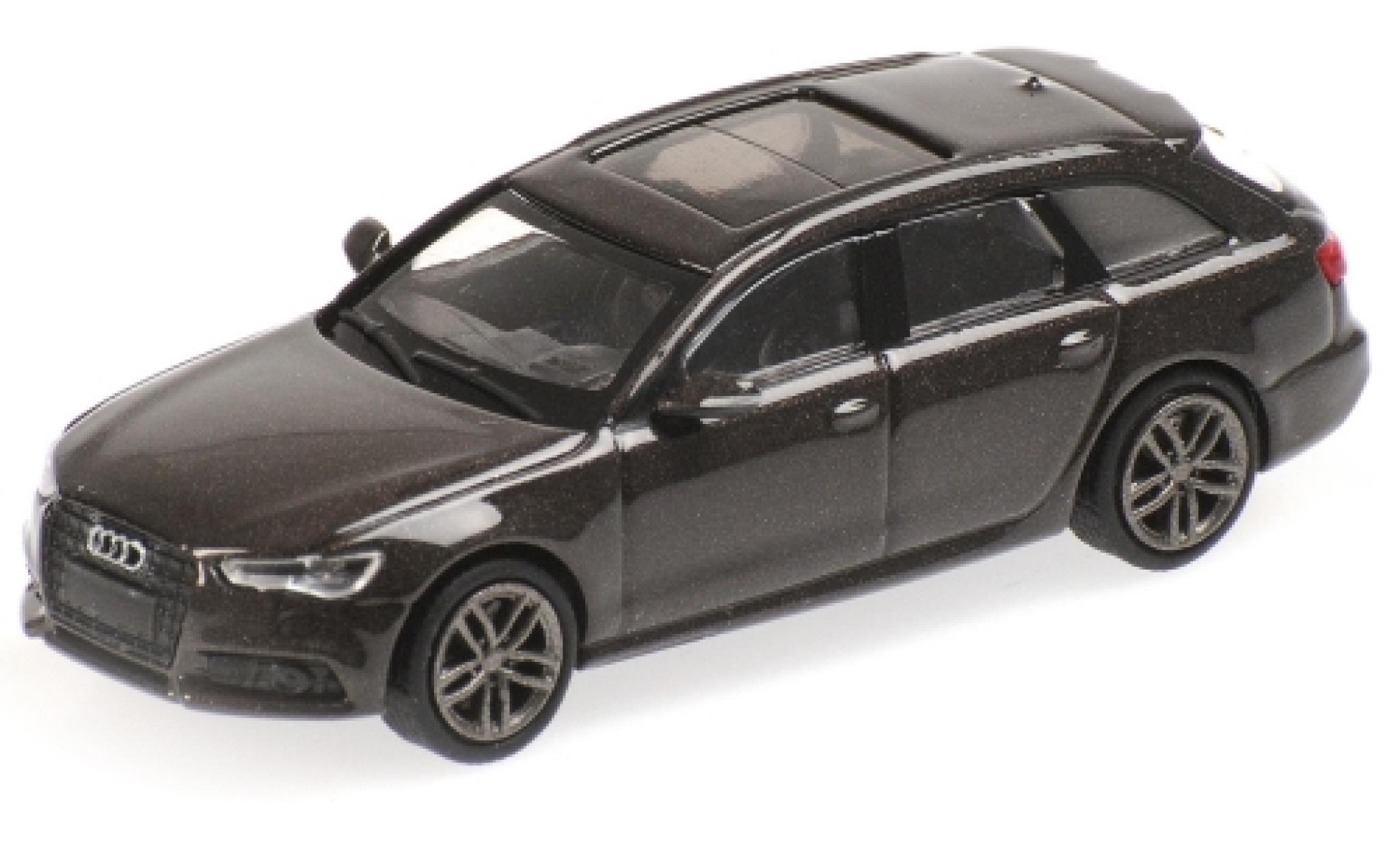Audi A6 1/87 Minichamps Avant metallico marroneee 2018 modellino in miniatura