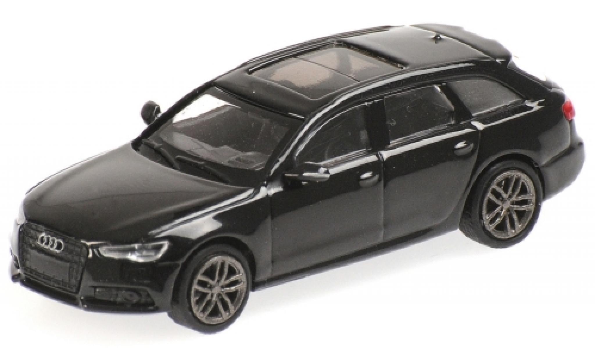 Audi A6 1/87 Minichamps Avant metallico nero 2018 modellino in miniatura