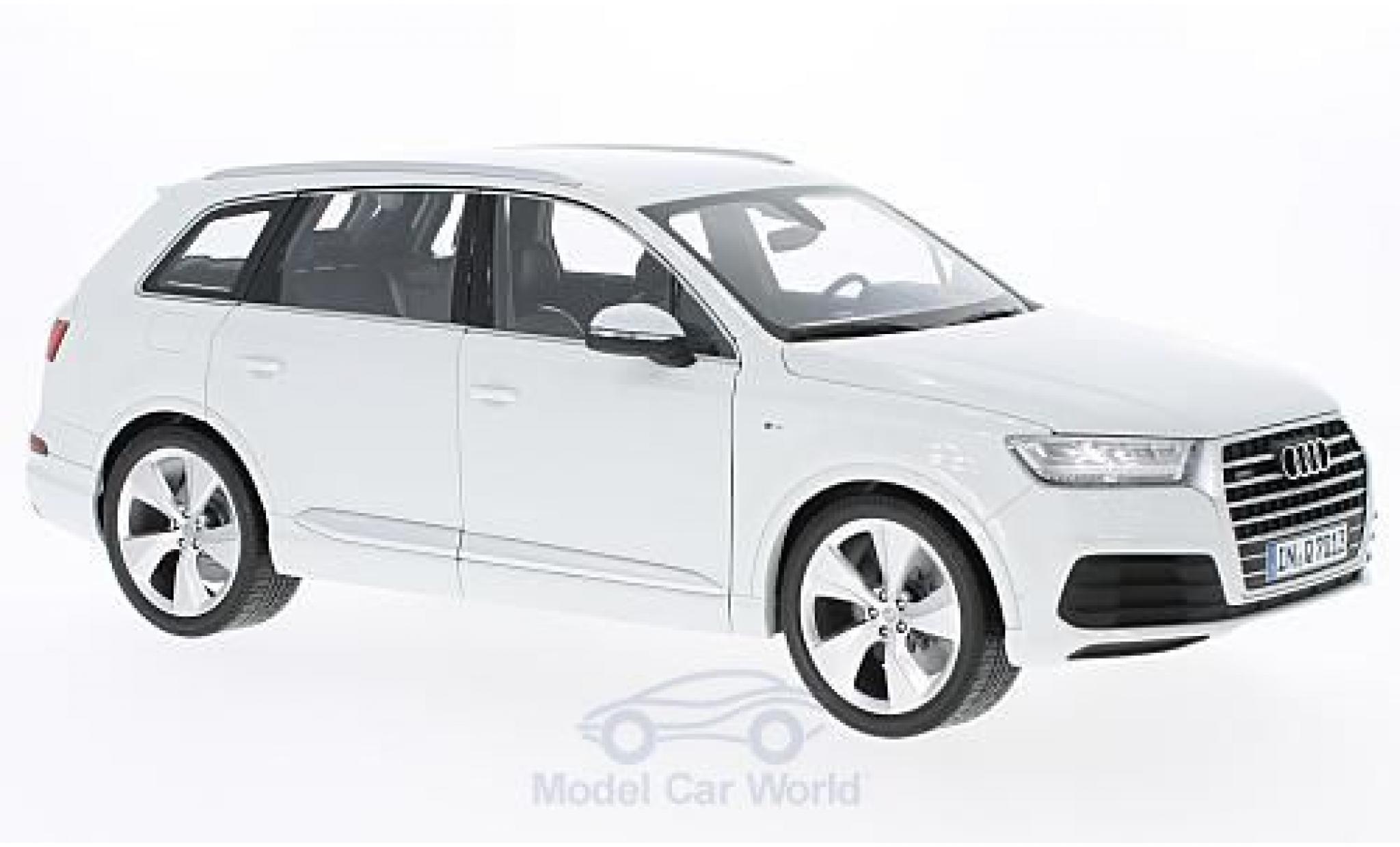 Audi Q7 1/18 Minichamps bianco 2015 modellino in miniatura