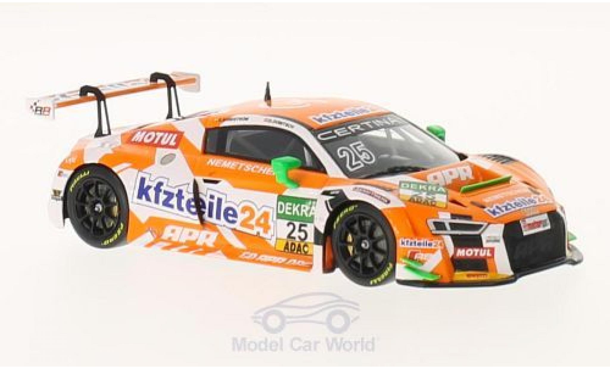 Audi R8 1/43 Minichamps LMS No.25 APR Motorsport KFZTeile 24 / APR Motorsport ADAC GT Masters 2016 D.Dobitch/E.Sandström modellino in miniatura