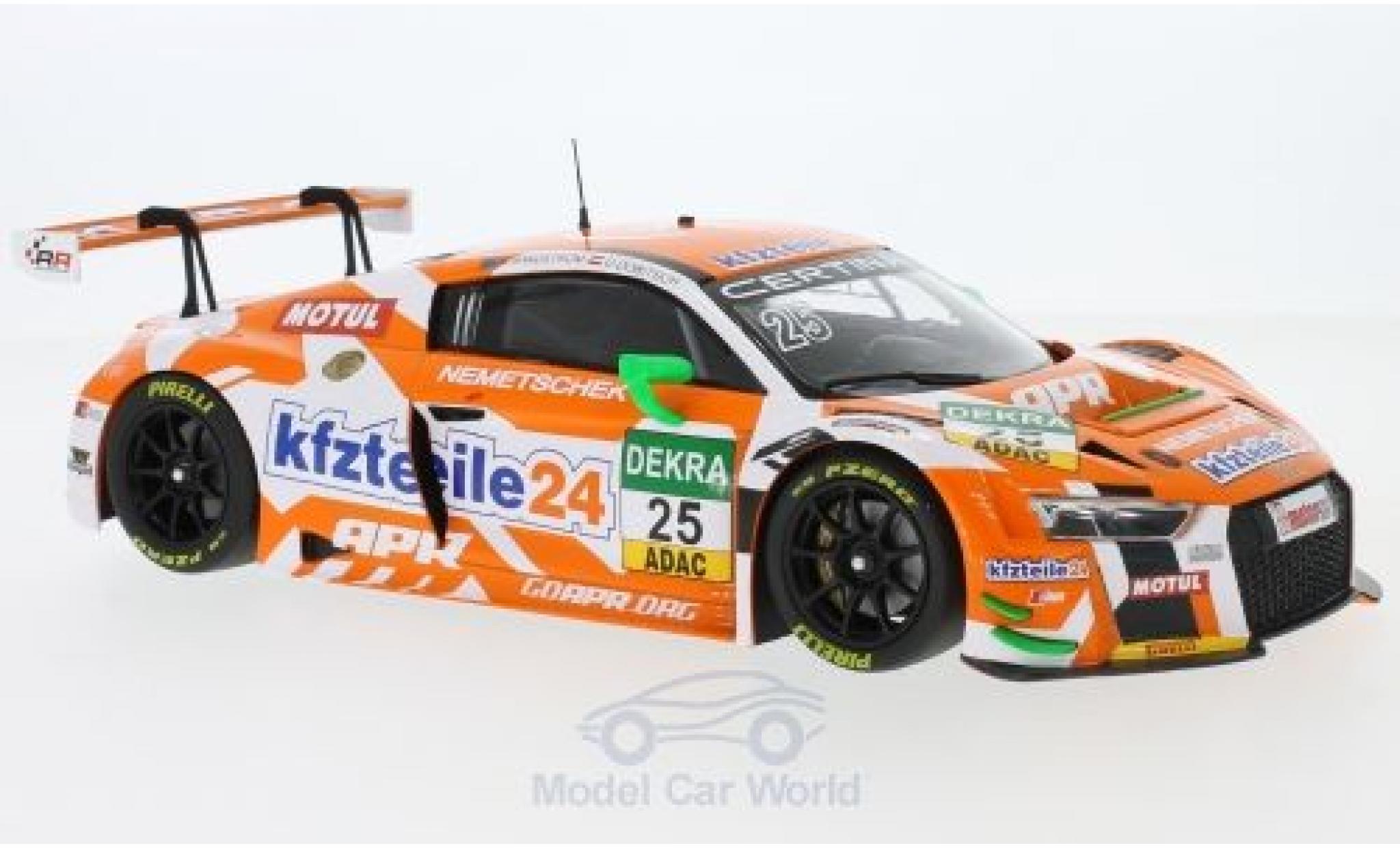 Audi R8 1/18 Minichamps LMS No.25 KFZTeile 24 / APR Motorsport ADAC GT Masters 2016 D.Dobitsch/E.Sandström modellino in miniatura