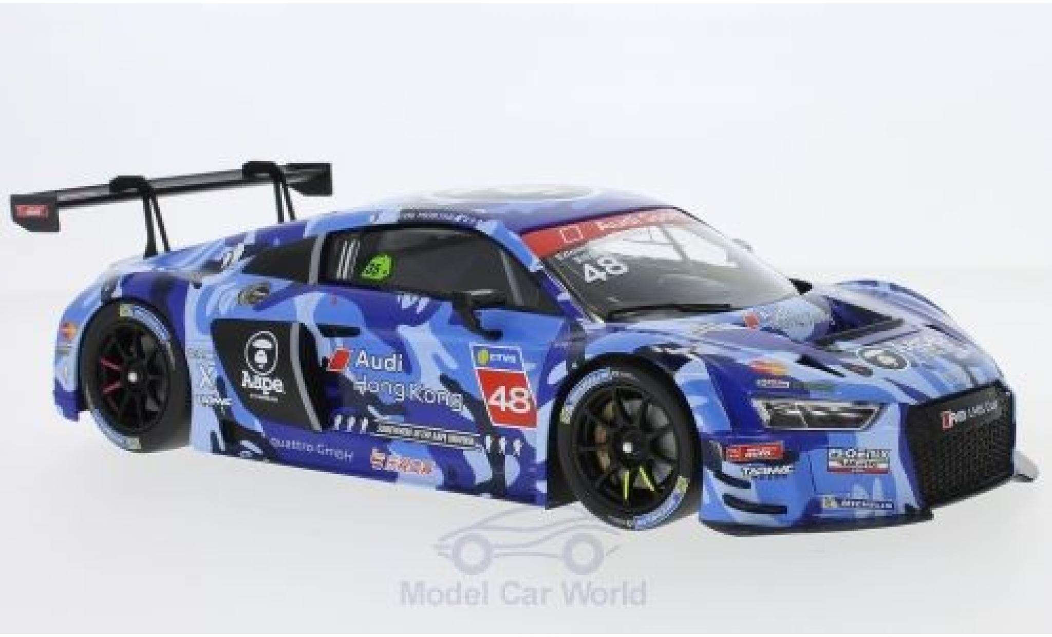 Audi R8 1/18 Minichamps LMS No.48 AAPE / Phoenix Racing Asia LMS Cup Sepang 2016 E.Mortara modellino in miniatura