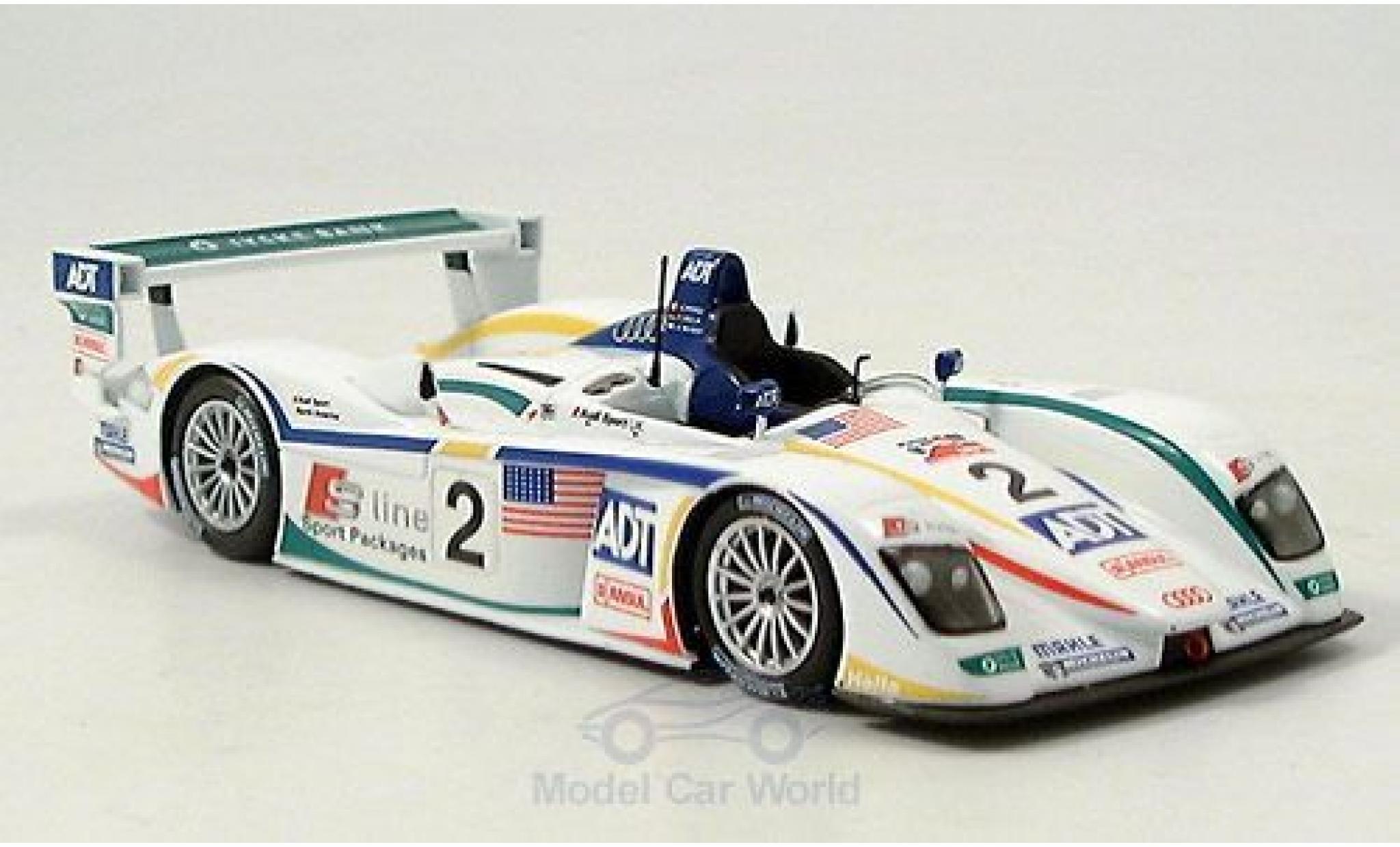 Audi R8 1/43 Minichamps No.2 24h Le Mans 2005 A.McNish/F.Biela/E.Pirro modellino in miniatura