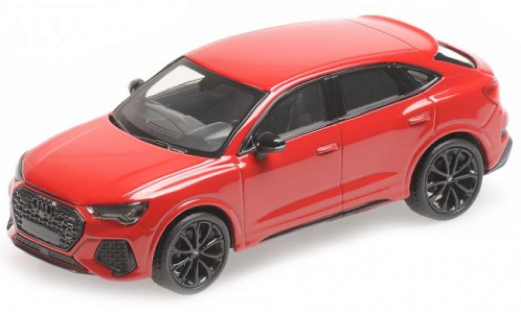Audi RS Q3 1/43 Minichamps Sportback metallico rosso 2019 modellino in miniatura