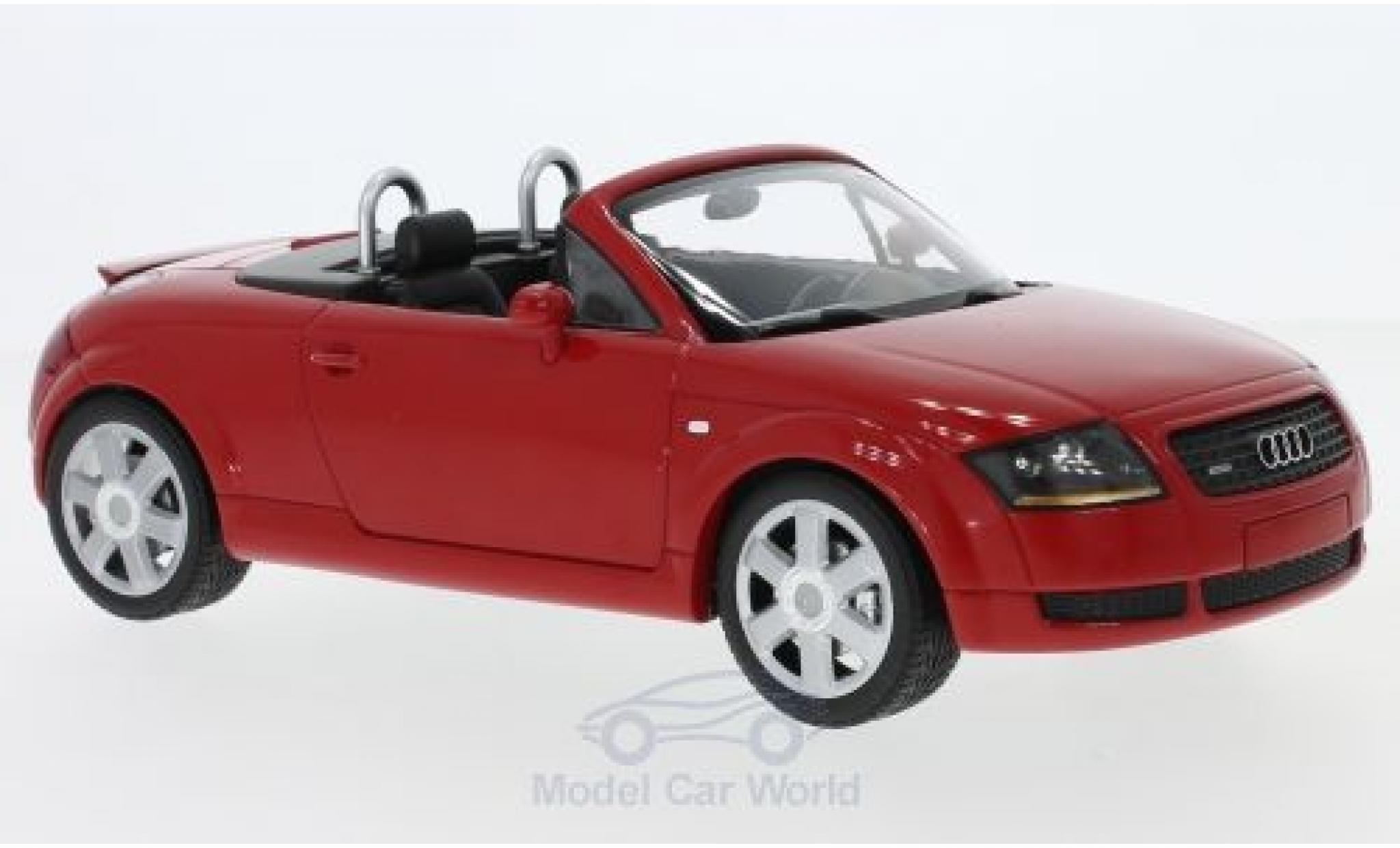 Audi TT 1/18 Minichamps Roadster rosso 1998 modellino in miniatura