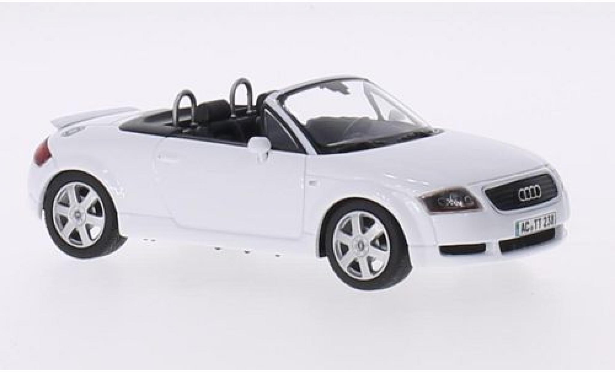 Audi TT 1/43 Minichamps Roadster bianco 1999 modellino in miniatura