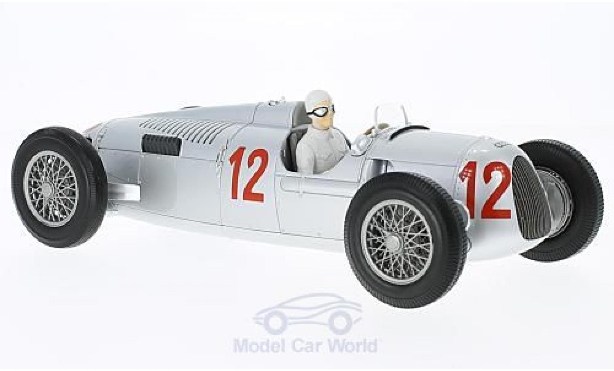 Auto Union Typ C 1/18 Minichamps No.12 Formel 1 GP Budapest 1936 H.Stuck modellino in miniatura