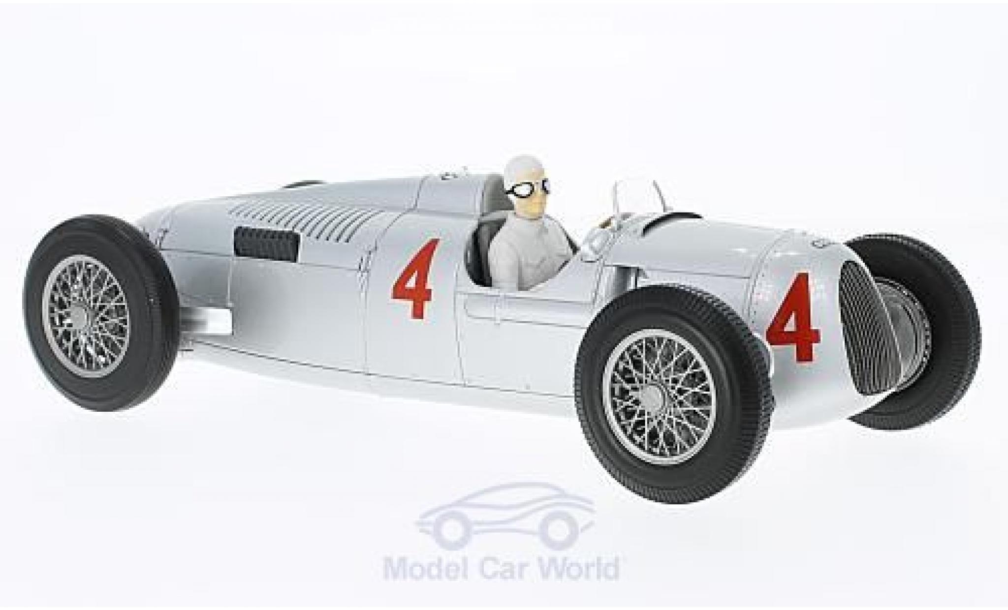 Auto Union Typ C 1/18 Minichamps No.4 Formel 1 GP Monaco 1936 A.Varzi modellino in miniatura