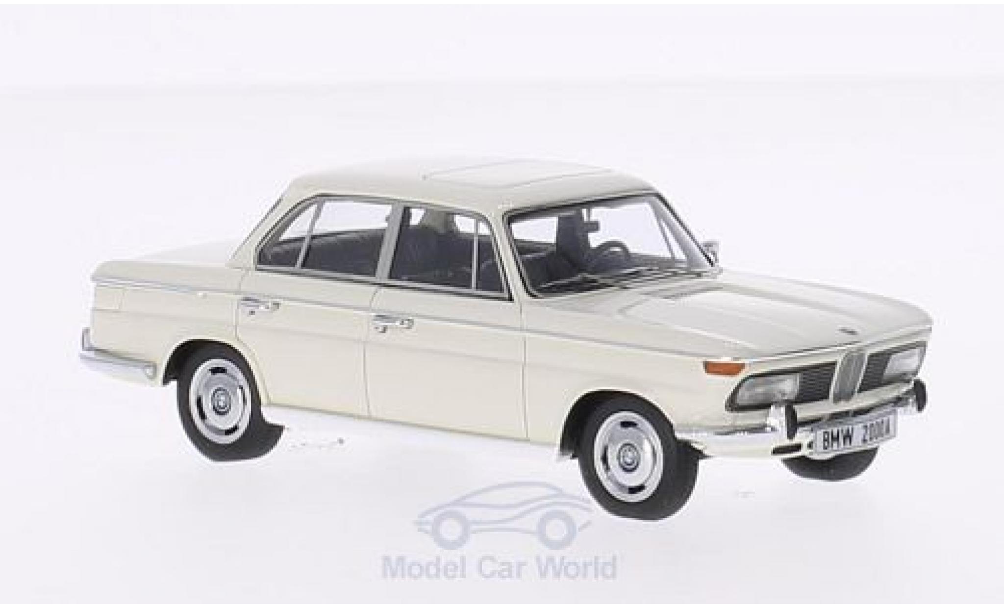 Bmw 2000 1/43 Minichamps A bianco 1962 modellino in miniatura