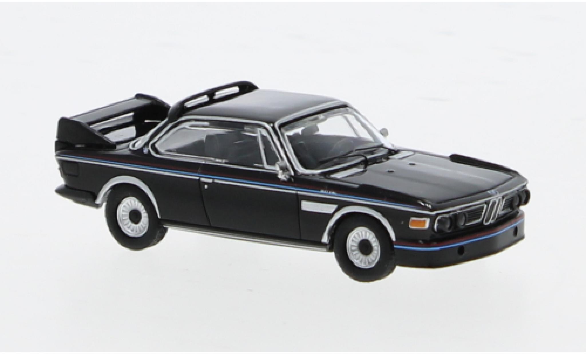 Bmw 3.0 1/87 Minichamps CSL schwarz 1973 1:87 modellino in miniatura