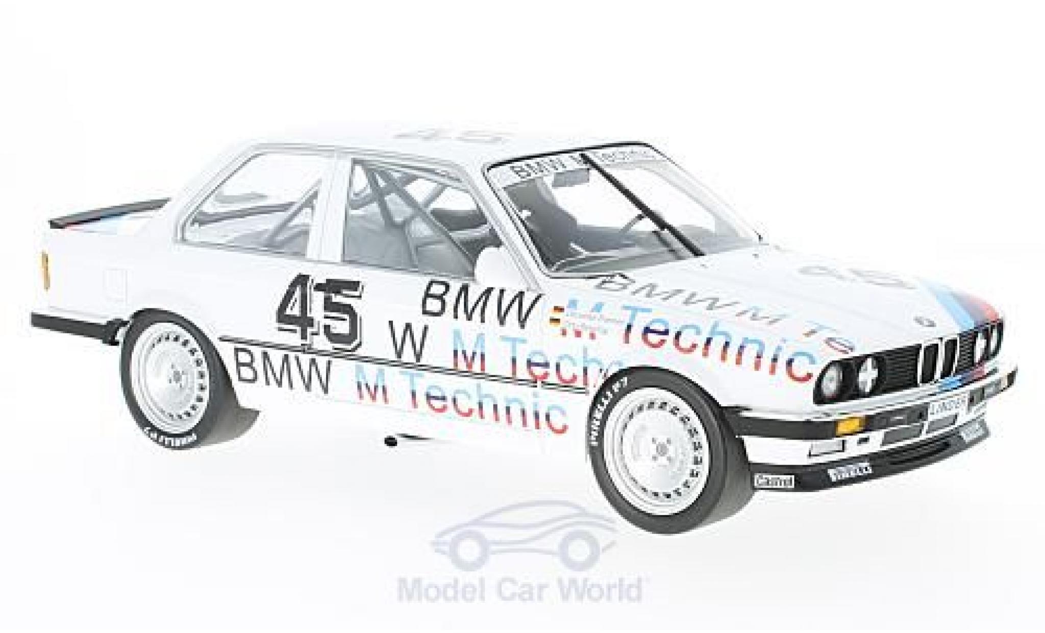 Bmw 325 1/18 Minichamps i No.45 Linder Rennsport ETCC 1986 C.Danner/O.Rensing modellino in miniatura