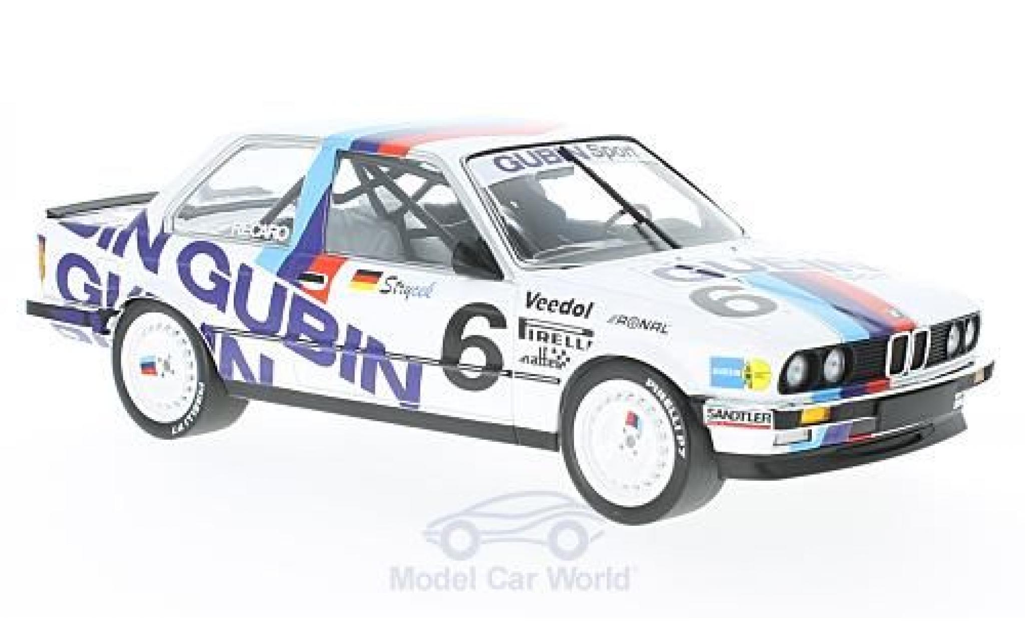 Bmw 325 1/18 Minichamps i No.6 Gubin Sport DTM 1986 V.Strycek modellino in miniatura