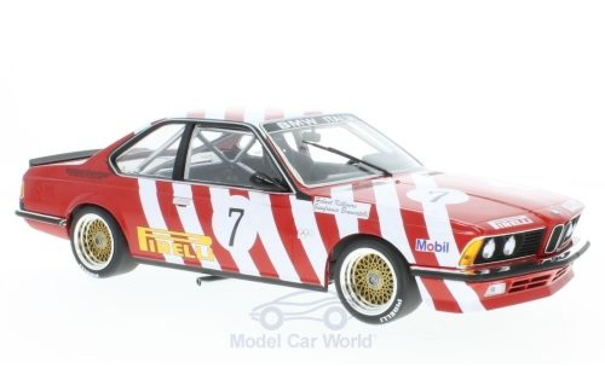 Bmw 635 CSI 1/18 Minichamps 635 CSi (E24) No.7 Italia ETCC GP Brünn 1984 G.Brancatelli/H.Kelleners modellino in miniatura