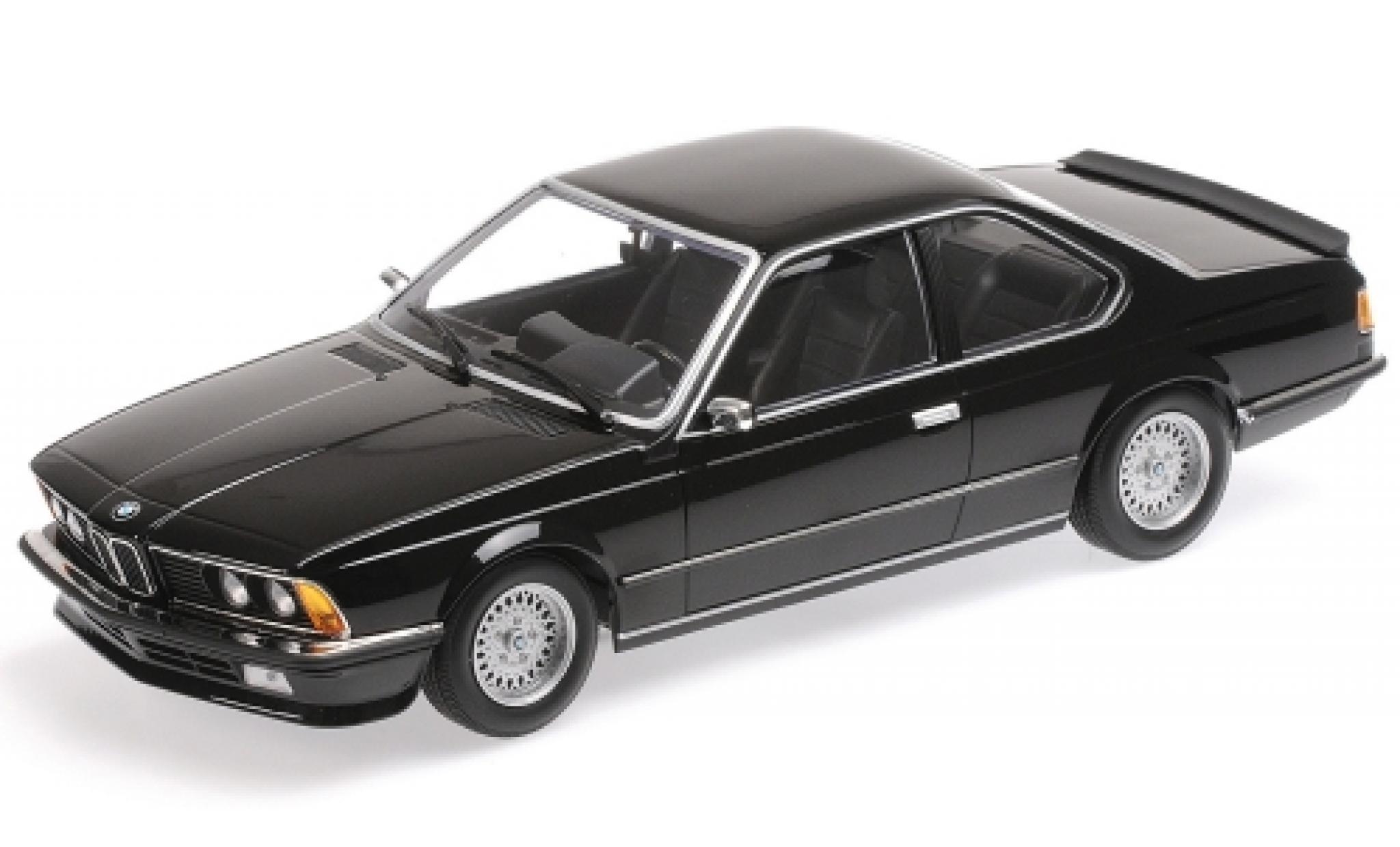 Bmw 635 CSI 1/18 Minichamps 635 CSi metallico nero 1982 modellino in miniatura