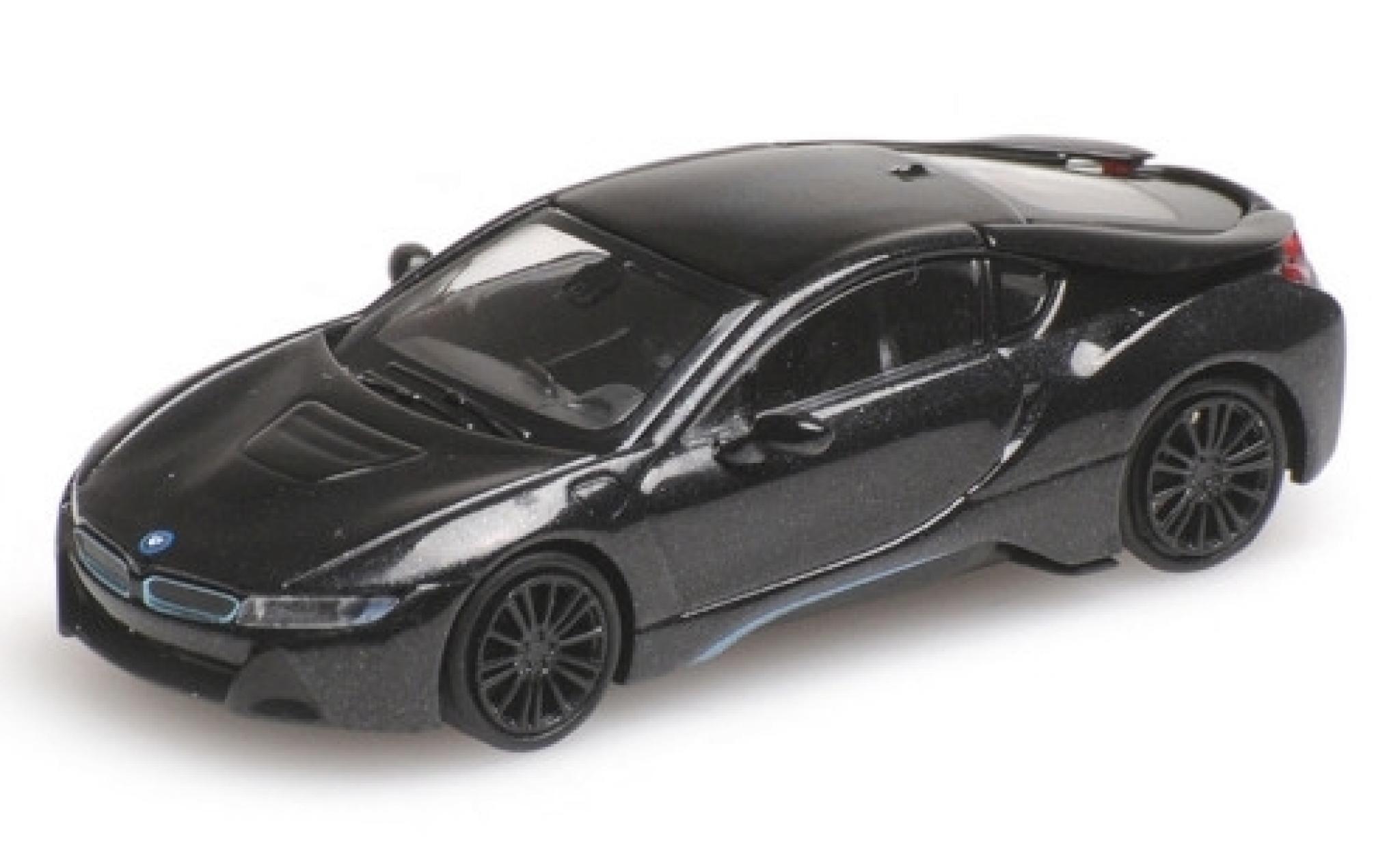 Bmw i8 1/87 Minichamps Coupe metallico anthrazit 2015 modellino in miniatura