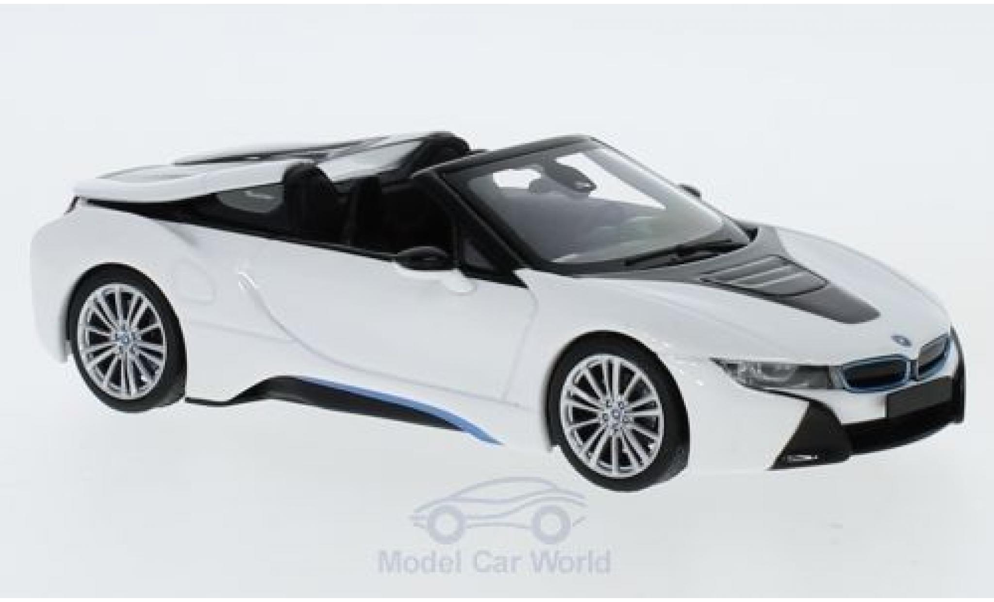 Bmw i8 1/43 Minichamps Roadster (I15) metallico bianco 2017 modellino in miniatura