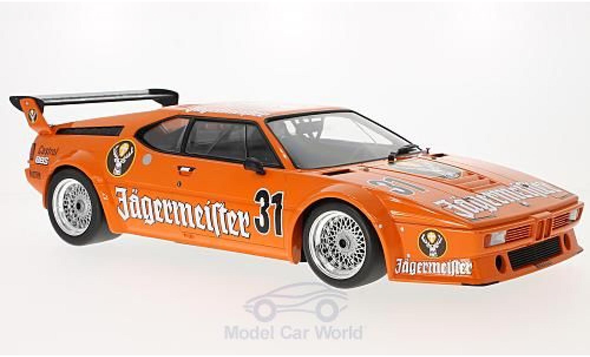 Bmw M1 1982 1/12 Minichamps Gr.4 No.31 Auto Maas Jägermeister DRM Eifelrennen Nürburgring 1982 K.König modellino in miniatura