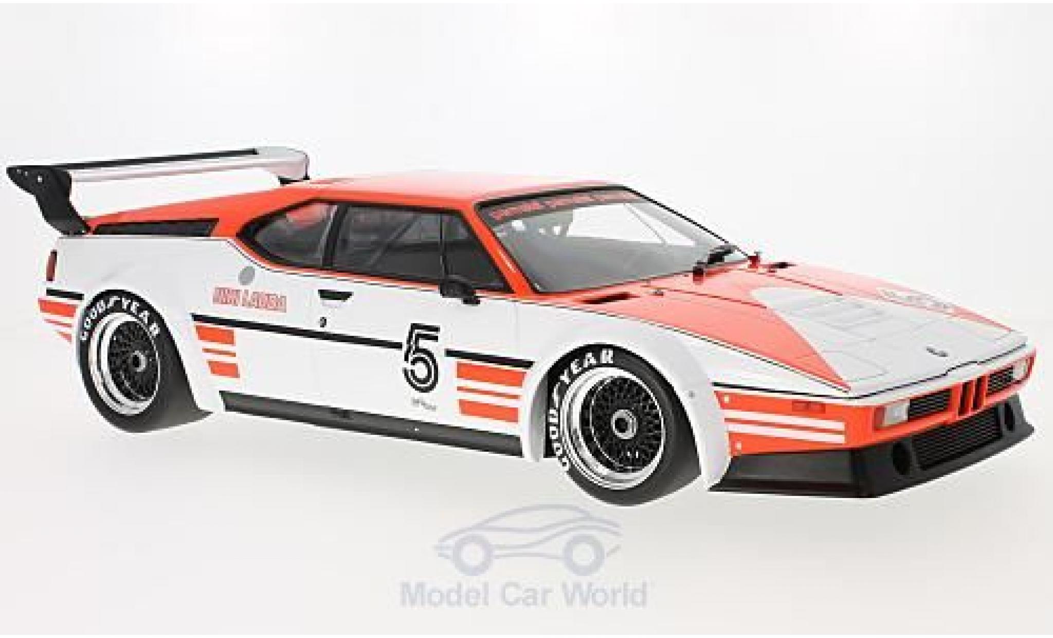 Bmw M1 1979 1/12 Minichamps Procar No.5 Project Four Racing Marlboro Procar 1979 mit Decals N.Lauda modellino in miniatura