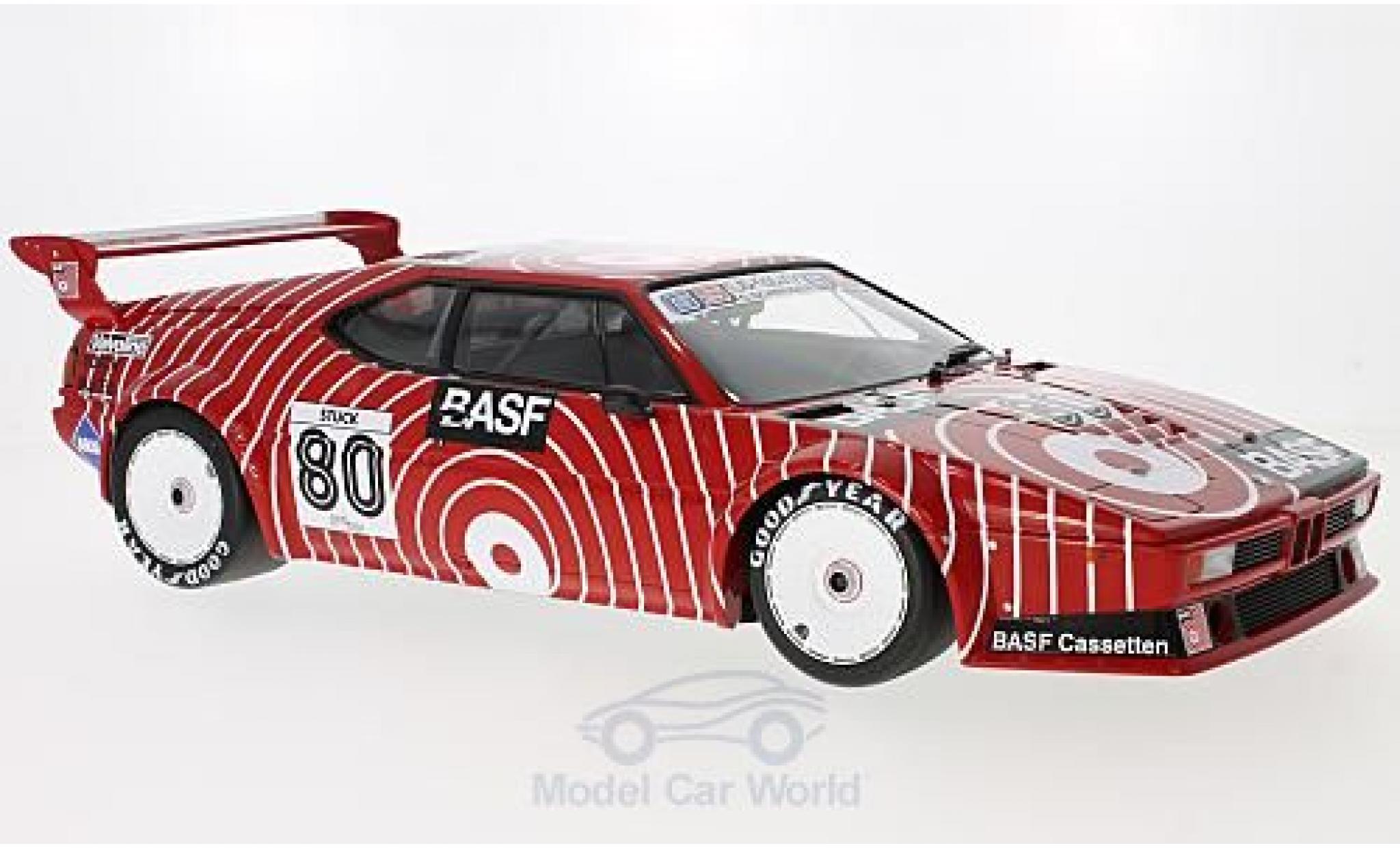 Bmw M1 1980 1/12 Minichamps Procar No.80 GS Tuning BASF Procar 1980 H-J.Stuck modellino in miniatura