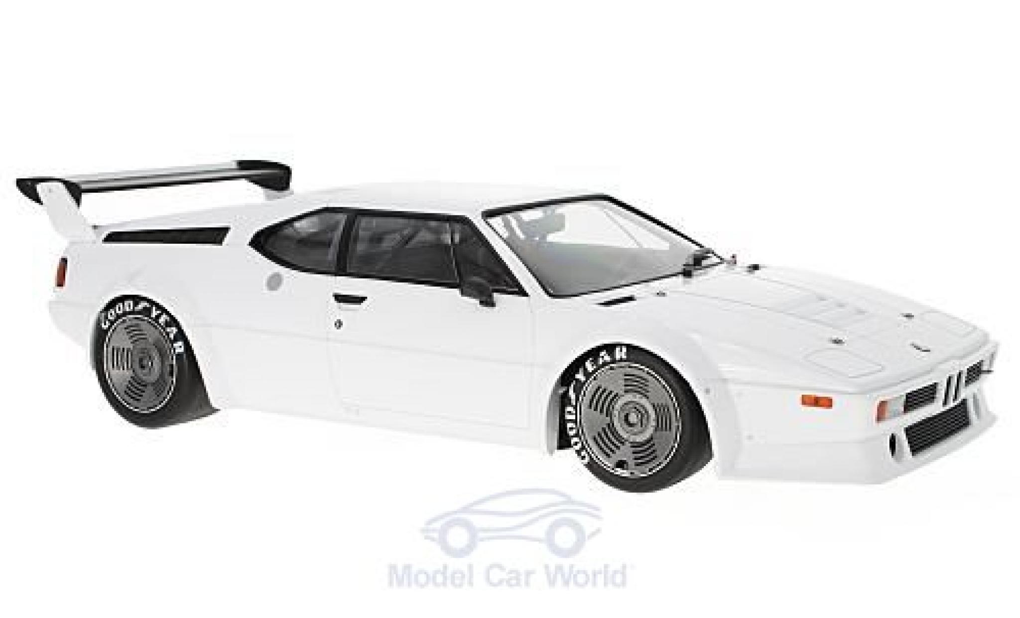 Bmw M1 1979 1/12 Minichamps Procar bianco 1979 Plain Body Version modellino in miniatura