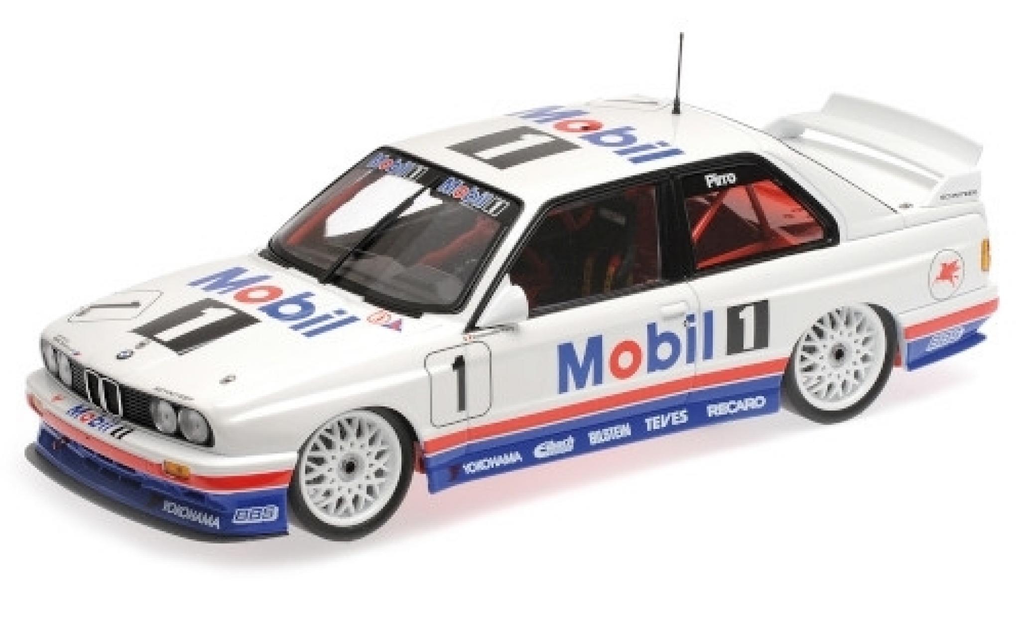 Bmw M3 1/18 Minichamps (E30) No.1 M-Team Schnitzer Mobil 1 Macau Guia Race 1992 E.Pirro modellino in miniatura