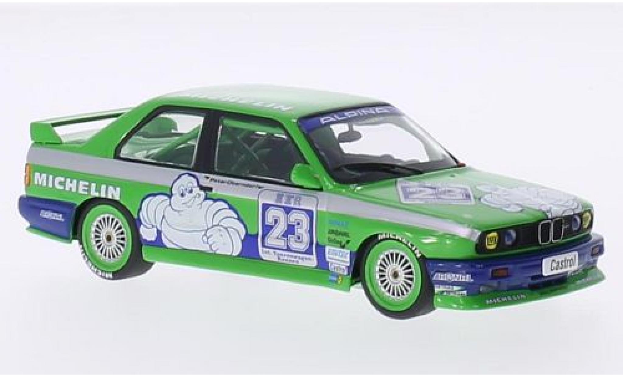 Bmw M3 1/43 Minichamps (E30) No.23 Alpina Michelin DTM 1988 P.Oberndorfer modellino in miniatura