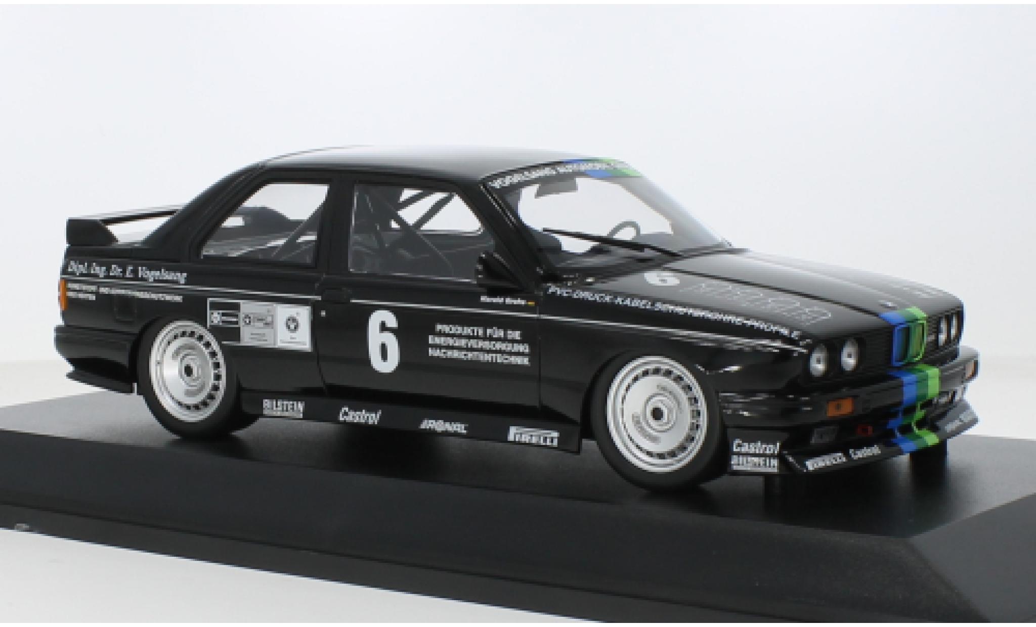Bmw M3 1/18 Minichamps (E30) No.6 Team Vogelsang DTM 1987 1:18 modellino in miniatura
