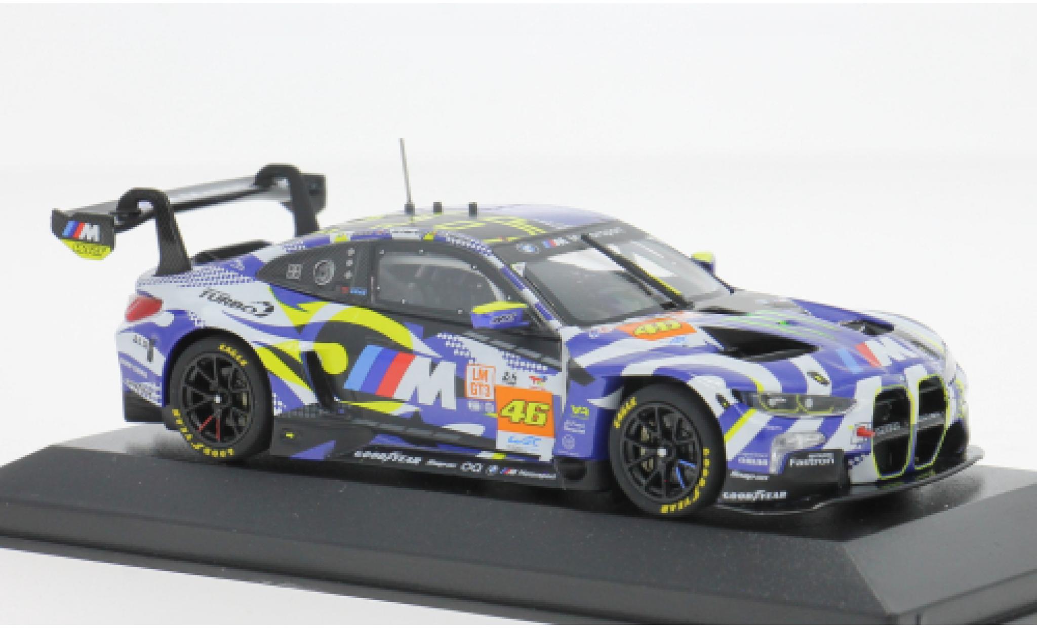 Bmw M4 Minichamps GT3 24h Le Mans 2024 Team WRT 1:43 modellino in miniatura